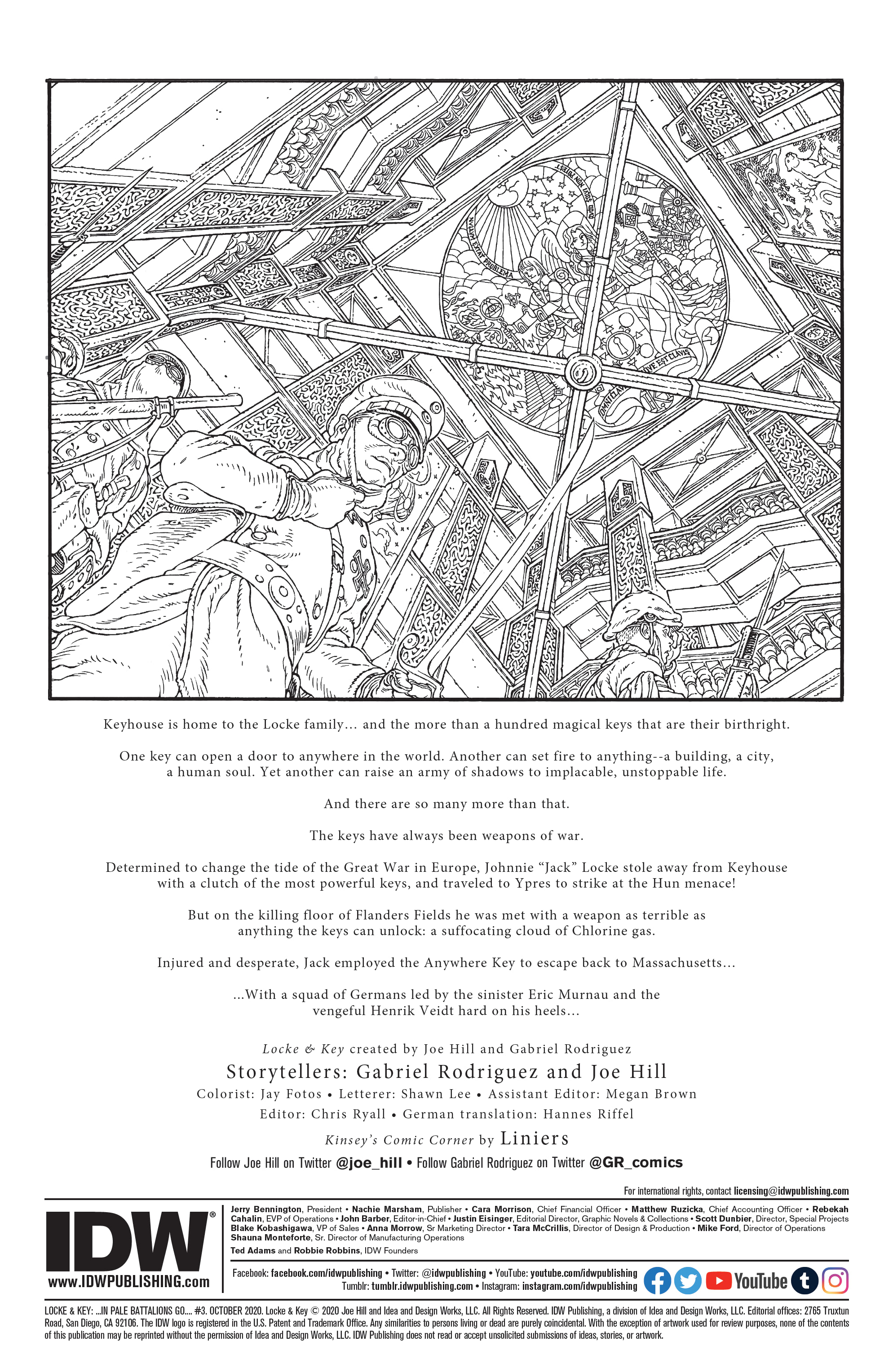 Read online Locke & Key: ...In Pale Battalions Go… comic -  Issue #3 - 2