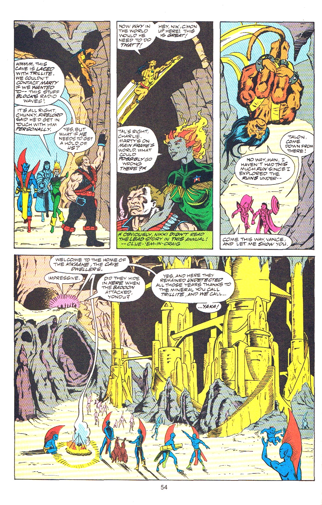 Read online Guardians of the Galaxy (1990) comic -  Issue # _Annual 2 - 54