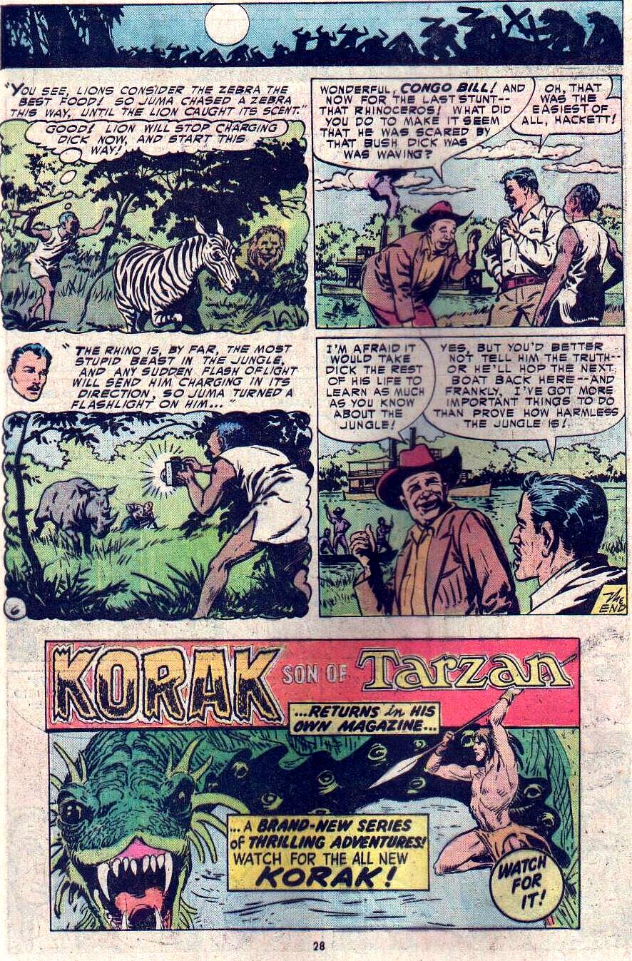 Read online Tarzan (1972) comic -  Issue #235 - 28