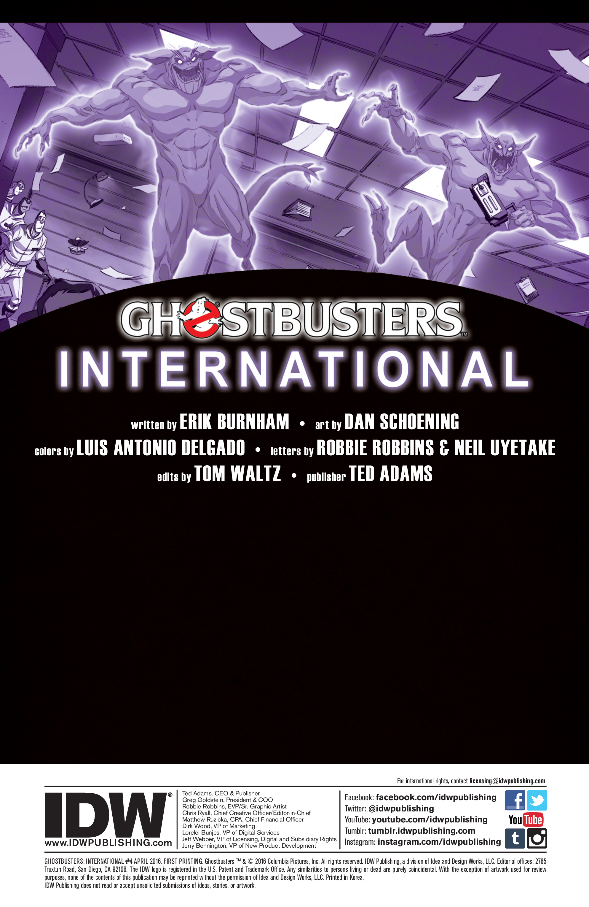 Read online Ghostbusters: International comic -  Issue #4 - 2