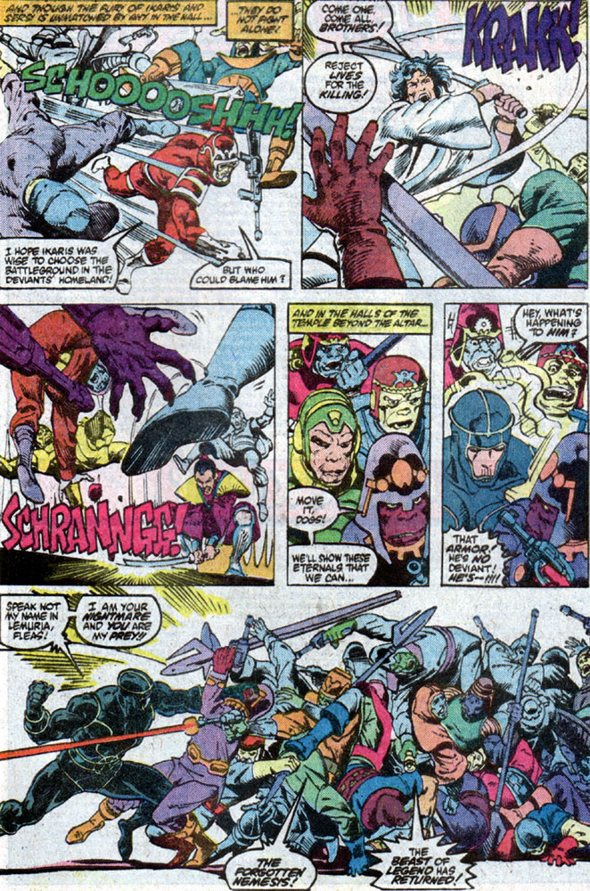 Read online Eternals (1985) comic -  Issue #11 - 21