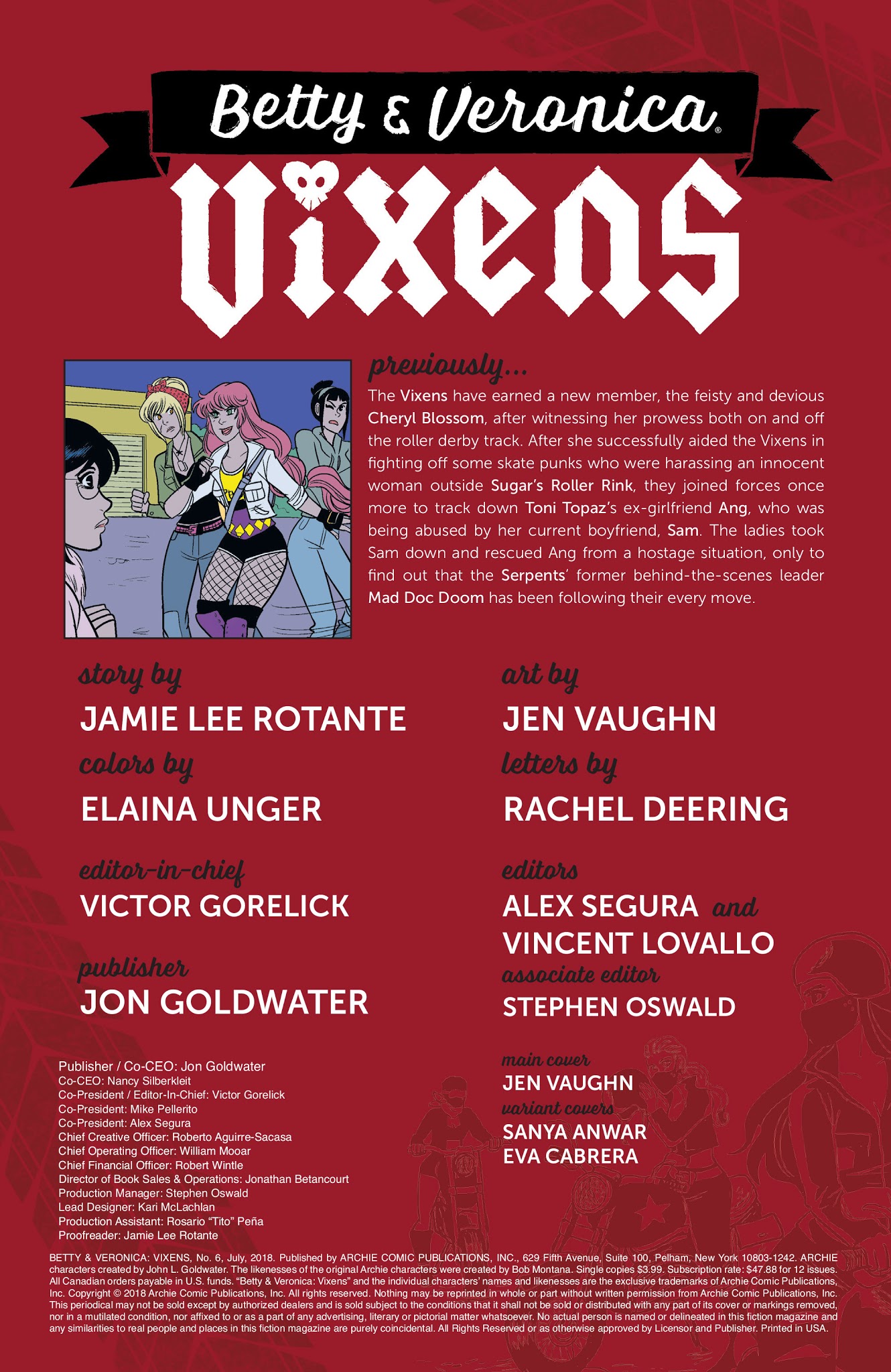 Read online Betty & Veronica: Vixens comic -  Issue #6 - 2