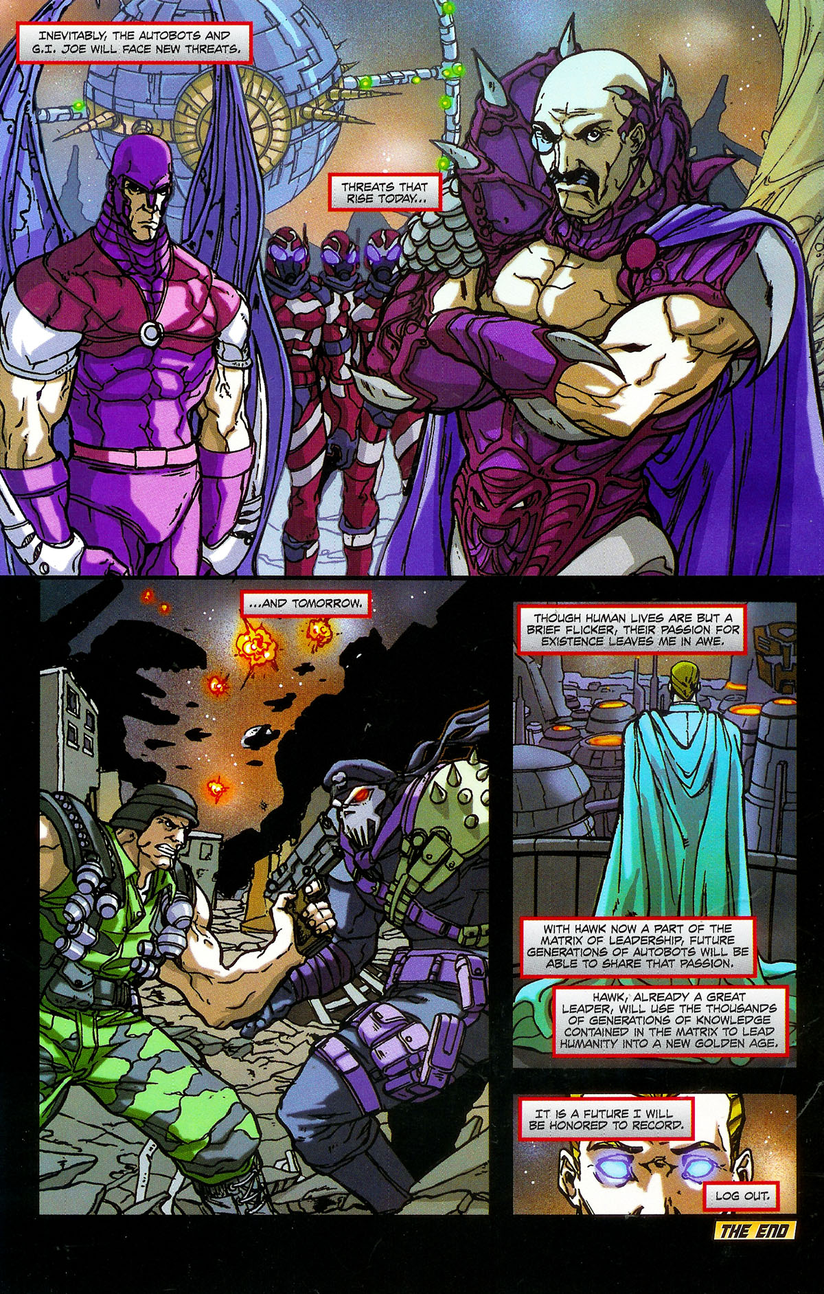 Read online G.I. Joe vs. The Transformers III: The Art of War comic -  Issue #5 - 25