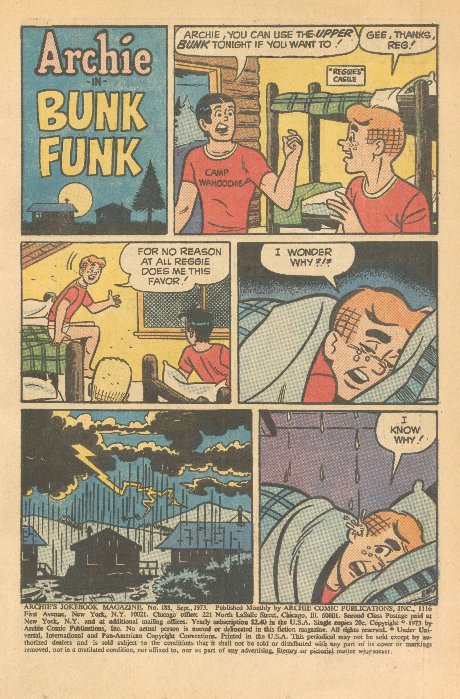 Read online Archie's Joke Book Magazine comic -  Issue #188 - 3