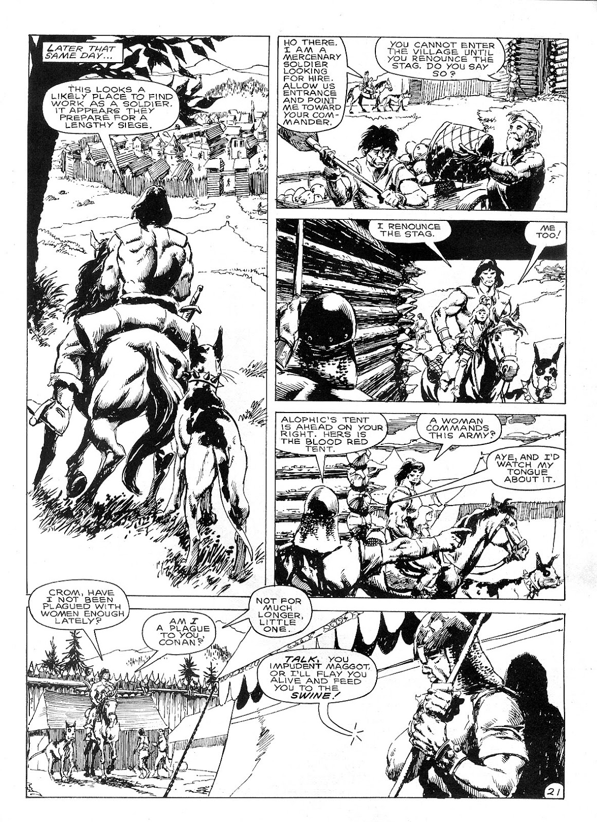 The Savage Sword Of Conan issue 145 - Page 27