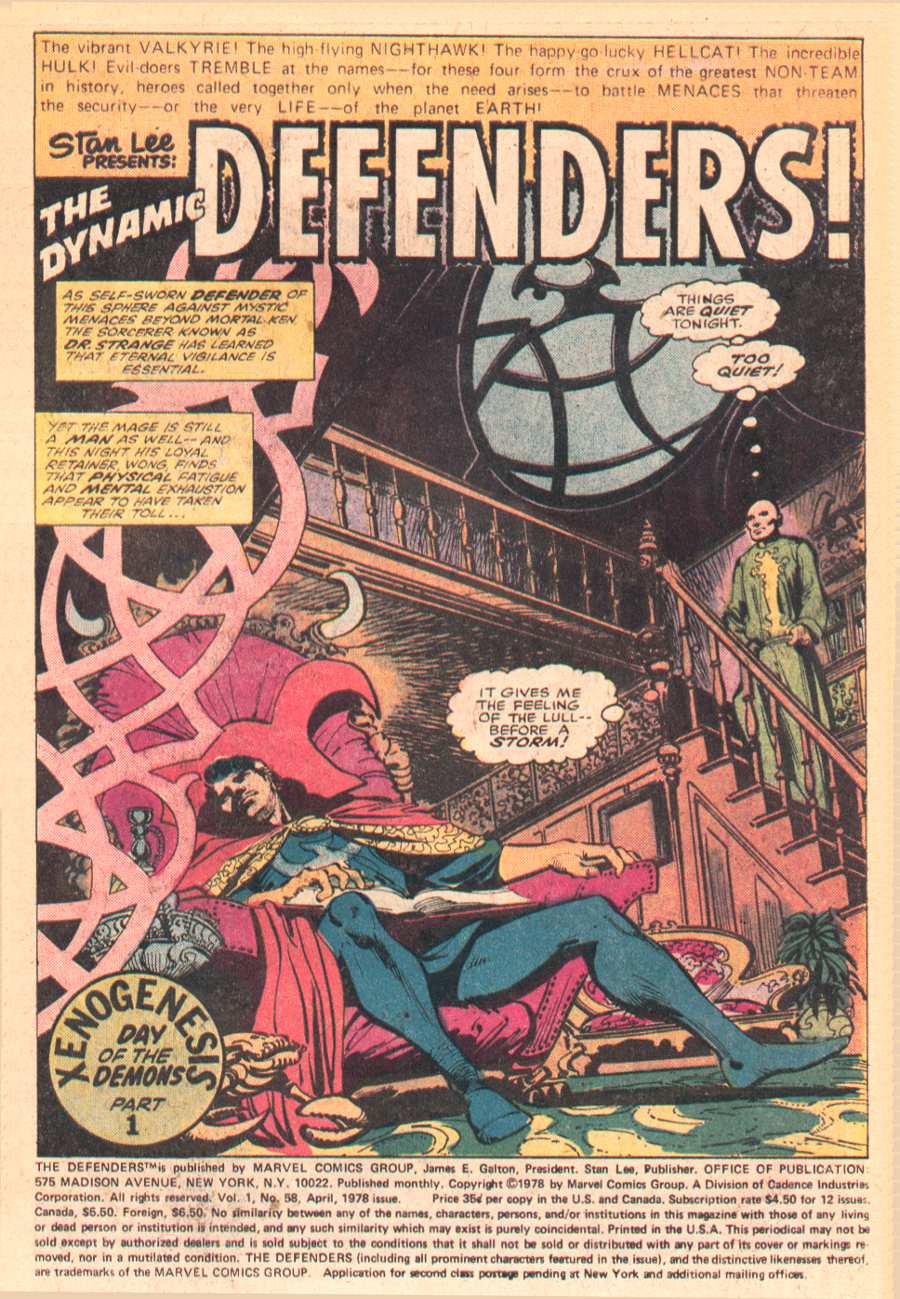 The Defenders (1972) Issue #58 #59 - English 2