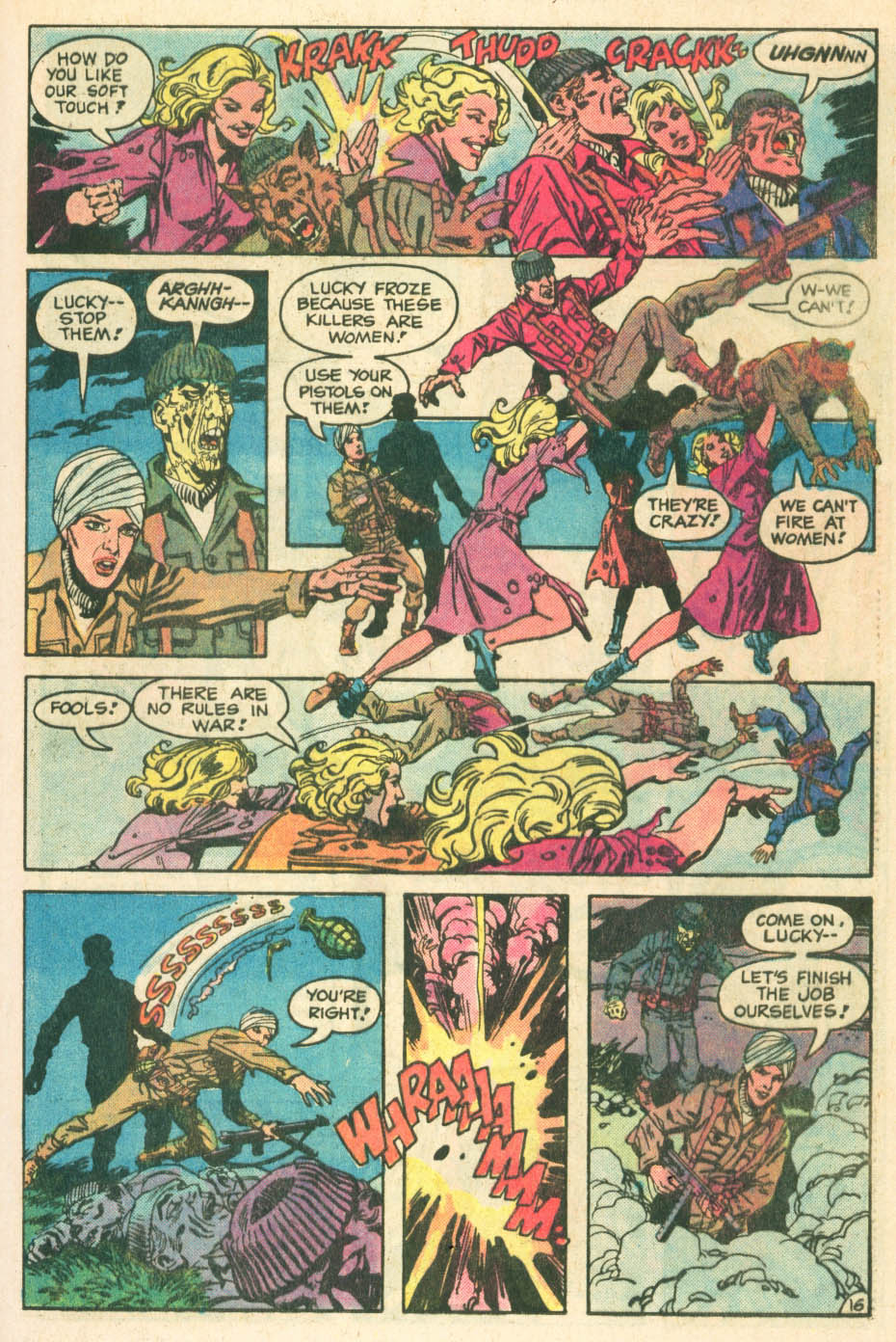 Read online Weird War Tales (1971) comic -  Issue #121 - 21