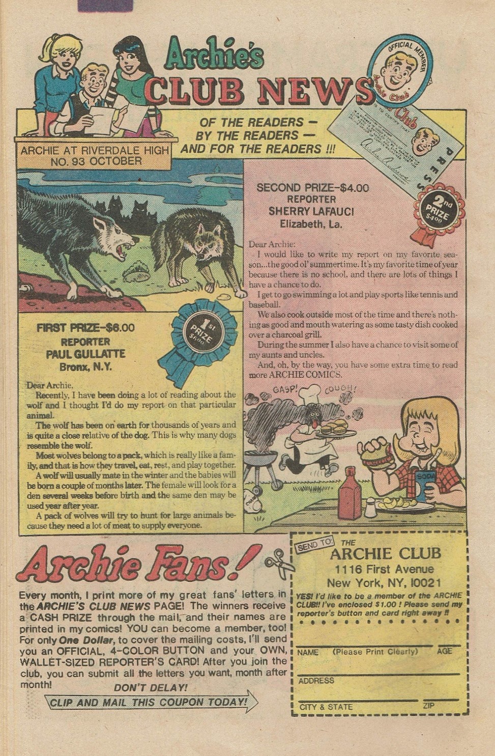 Read online Archie at Riverdale High (1972) comic -  Issue #93 - 20