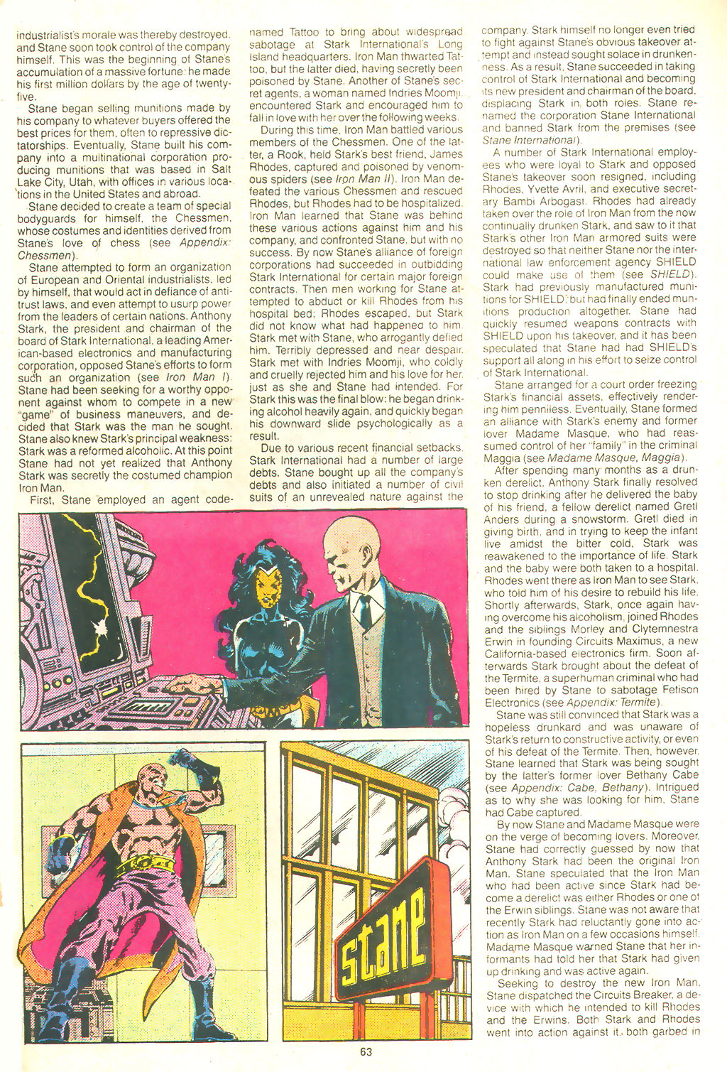 Read online The Official Handbook of the Marvel Universe Deluxe Edition comic -  Issue #19 - 65