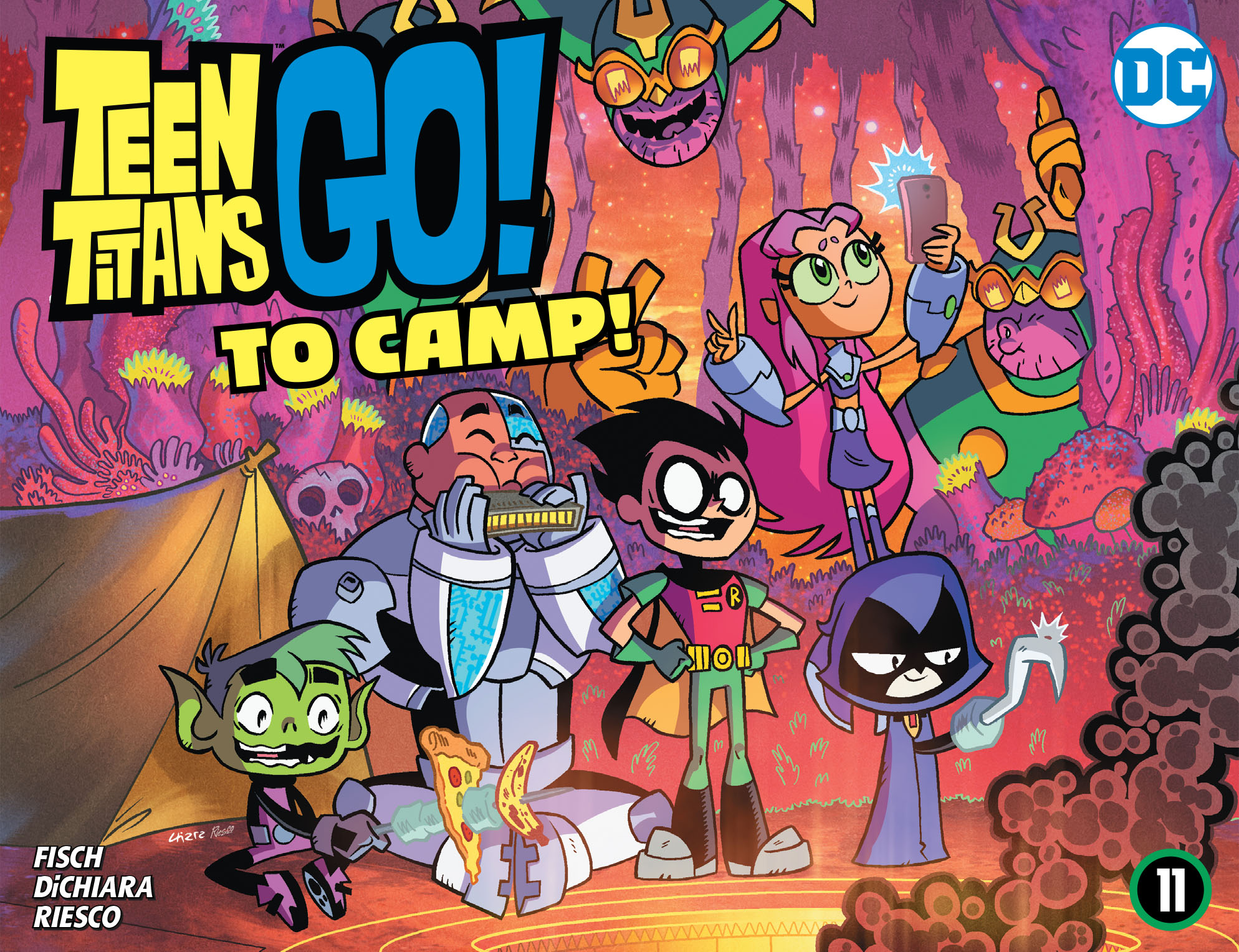 Read online Teen Titans Go! To Camp comic -  Issue #11 - 1