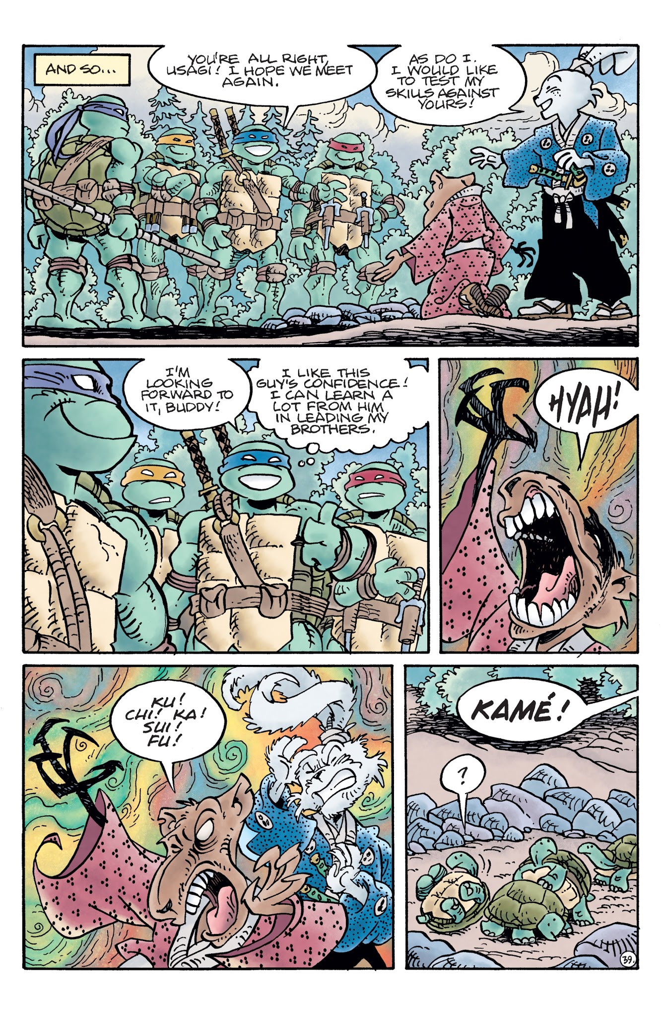 Read online Teenage Mutant Ninja Turtles/Usagi Yojimbo comic -  Issue # Full - 39