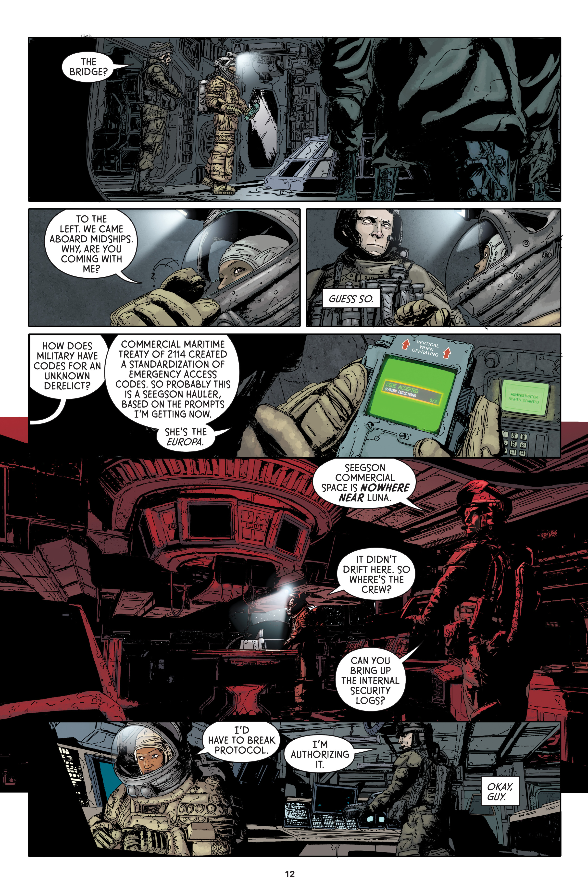 Read online Aliens: Defiance Library Edition comic -  Issue # TPB (Part 1) - 13