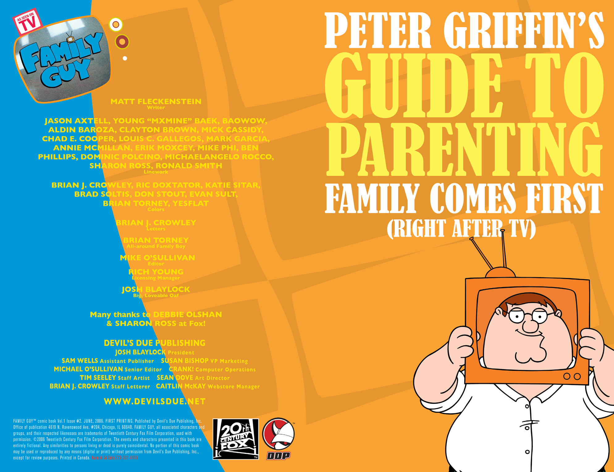 Read online Family Guy comic -  Issue #2 - 2