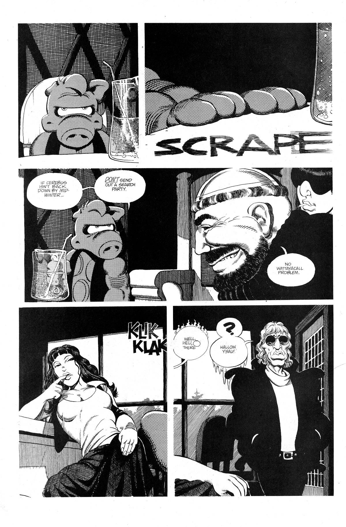 Read online Cerebus comic -  Issue #208 - 8