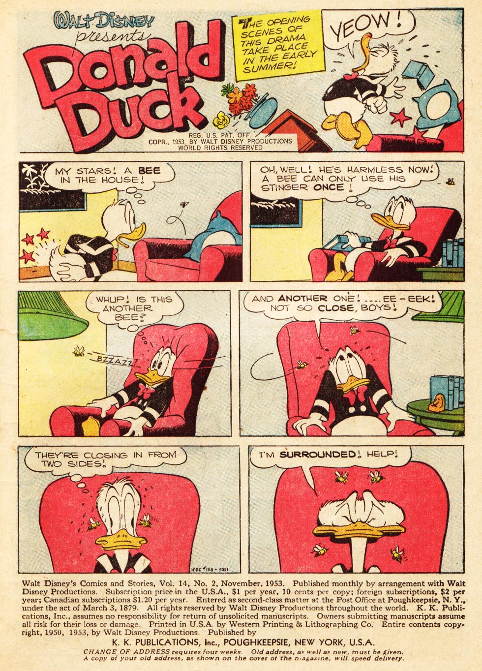Read online Walt Disney's Comics and Stories comic -  Issue #158 - 3