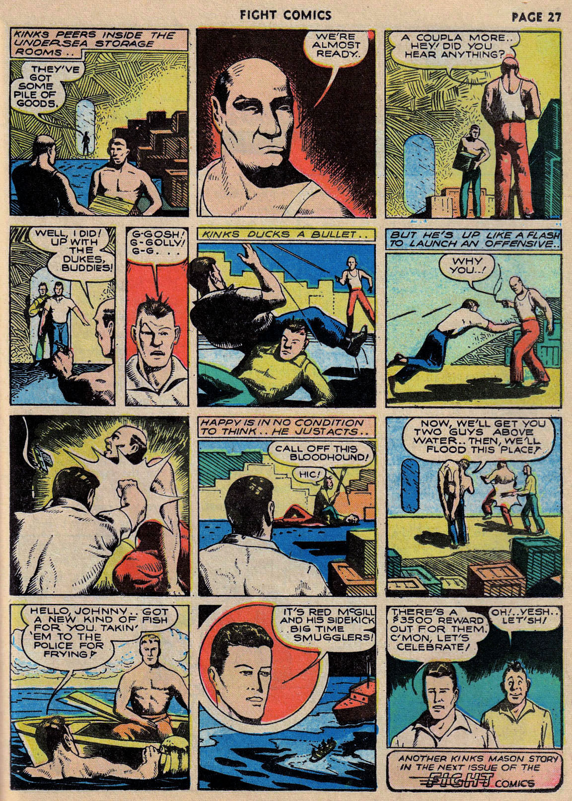 Read online Fight Comics comic -  Issue #12 - 29