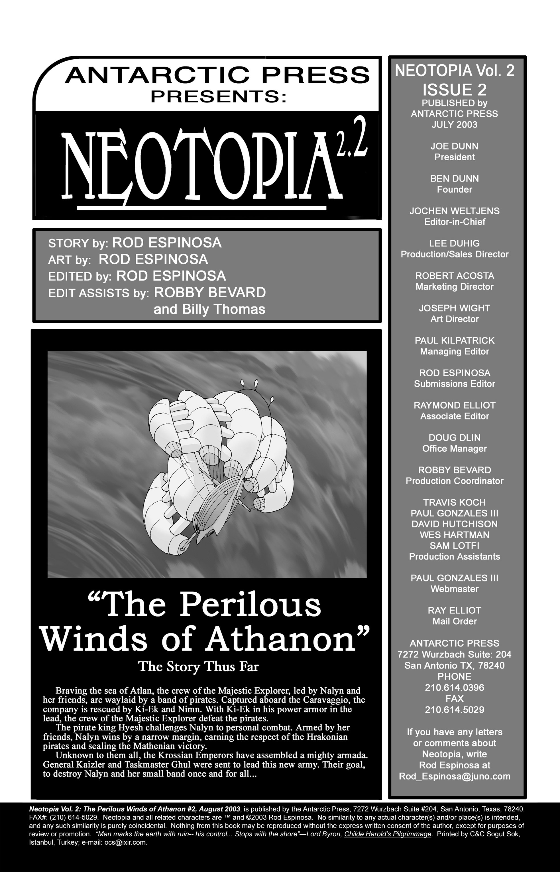 Read online Neotopia Vol. 2: The Perilous Winds of Athanon comic -  Issue #2 - 2