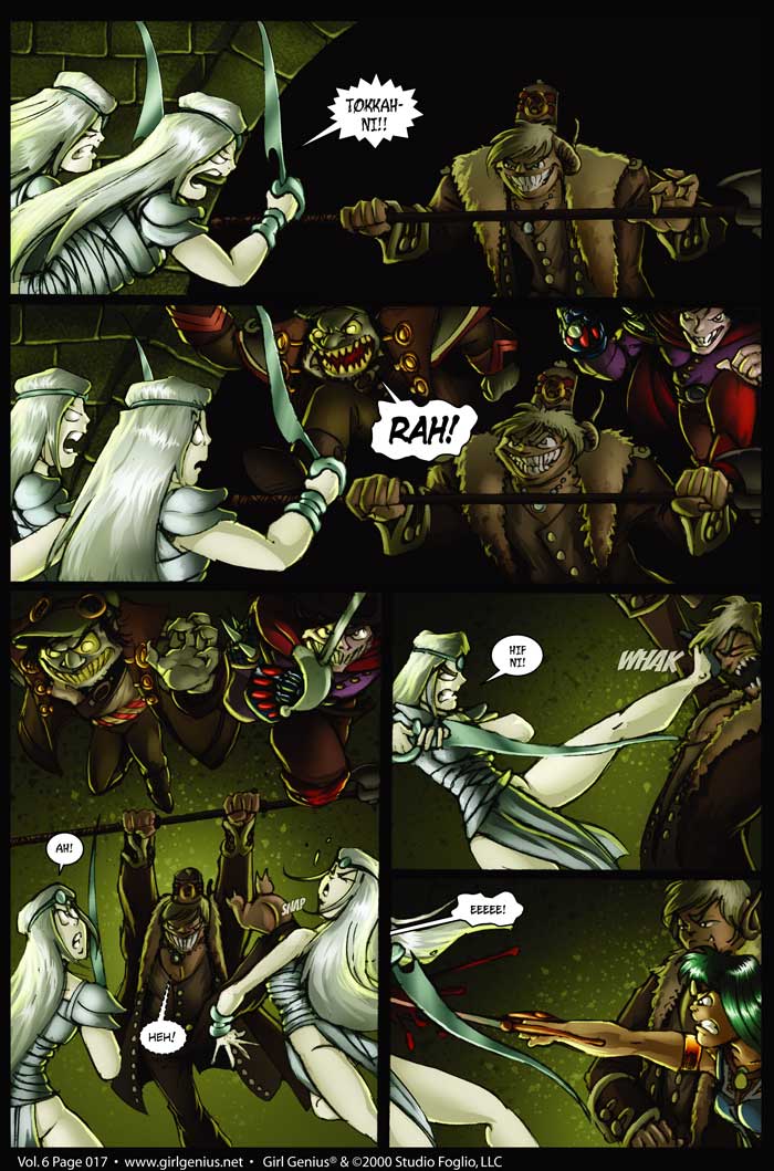 Read online Girl Genius (2002) comic -  Issue #6 - 17