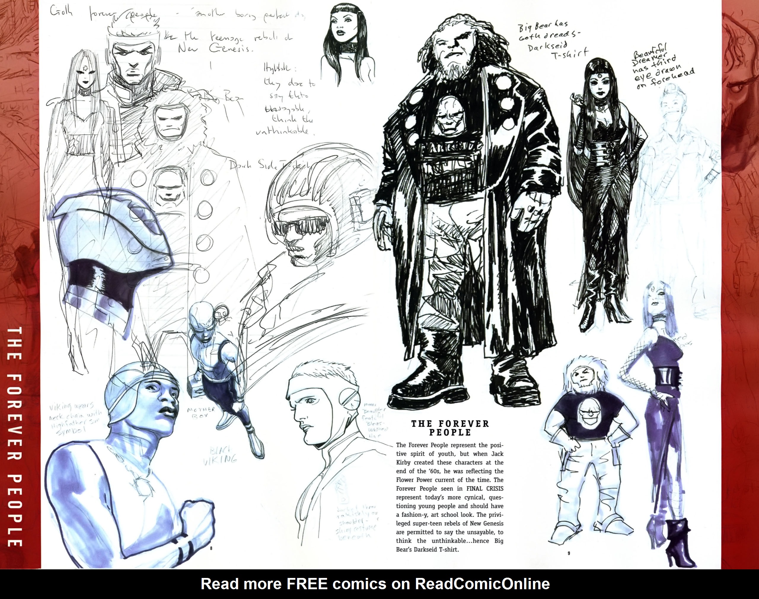 Read online Final Crisis Sketchbook comic -  Issue # Full - 9