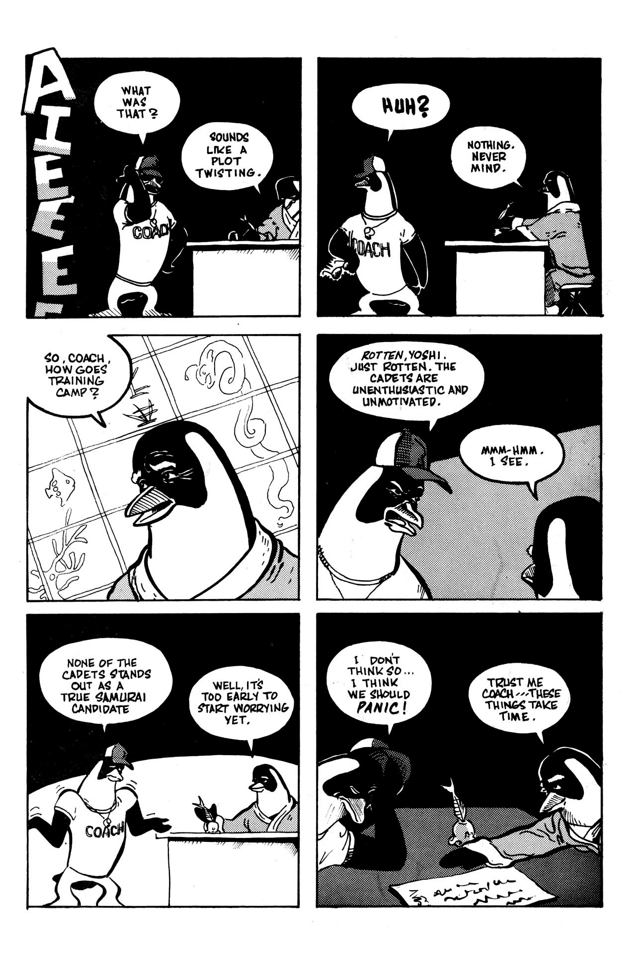 Read online Samurai Penguin comic -  Issue #8 - 9