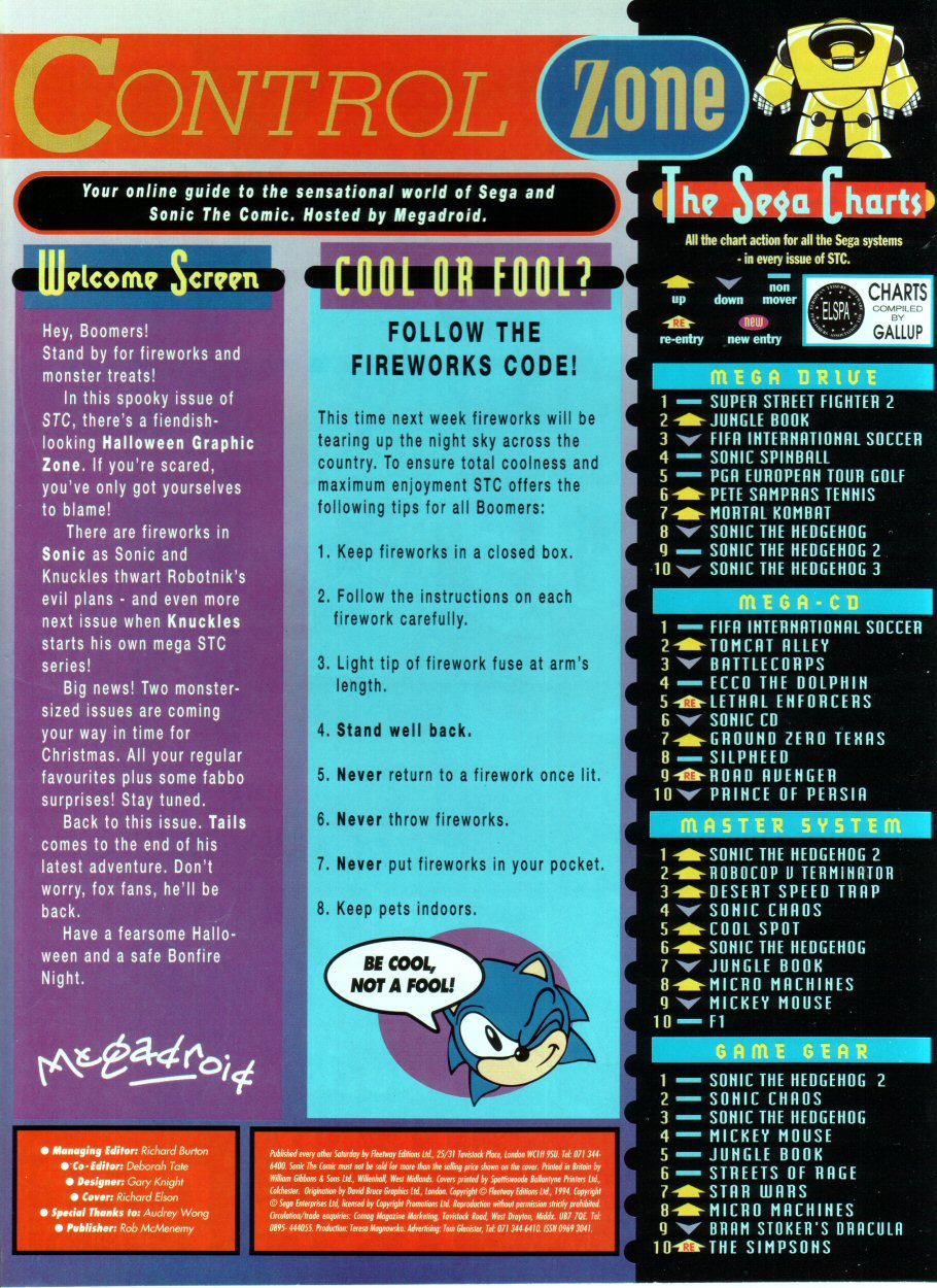 Read online Sonic the Comic comic -  Issue #38 - 2