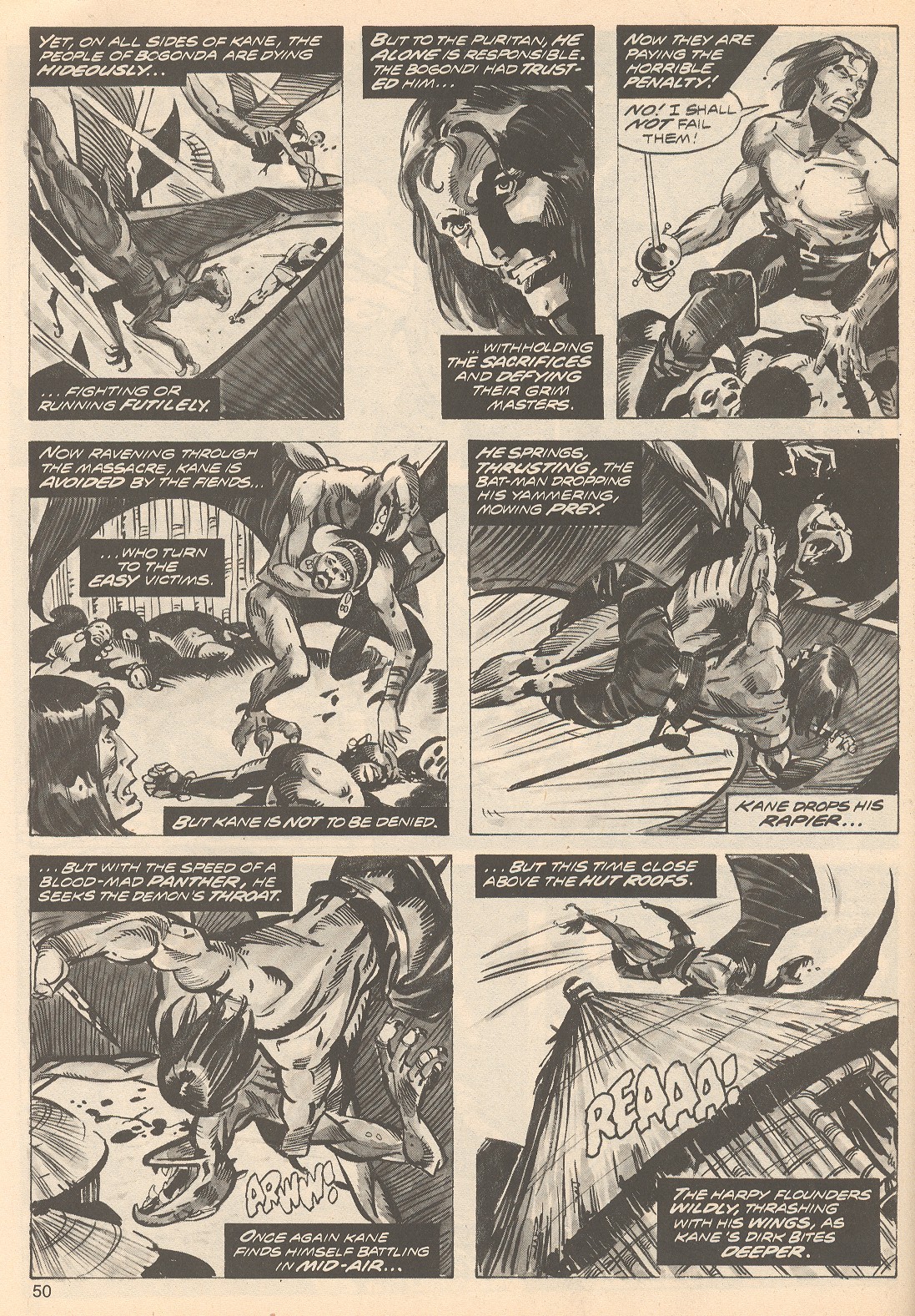 Read online The Savage Sword Of Conan comic -  Issue #54 - 50