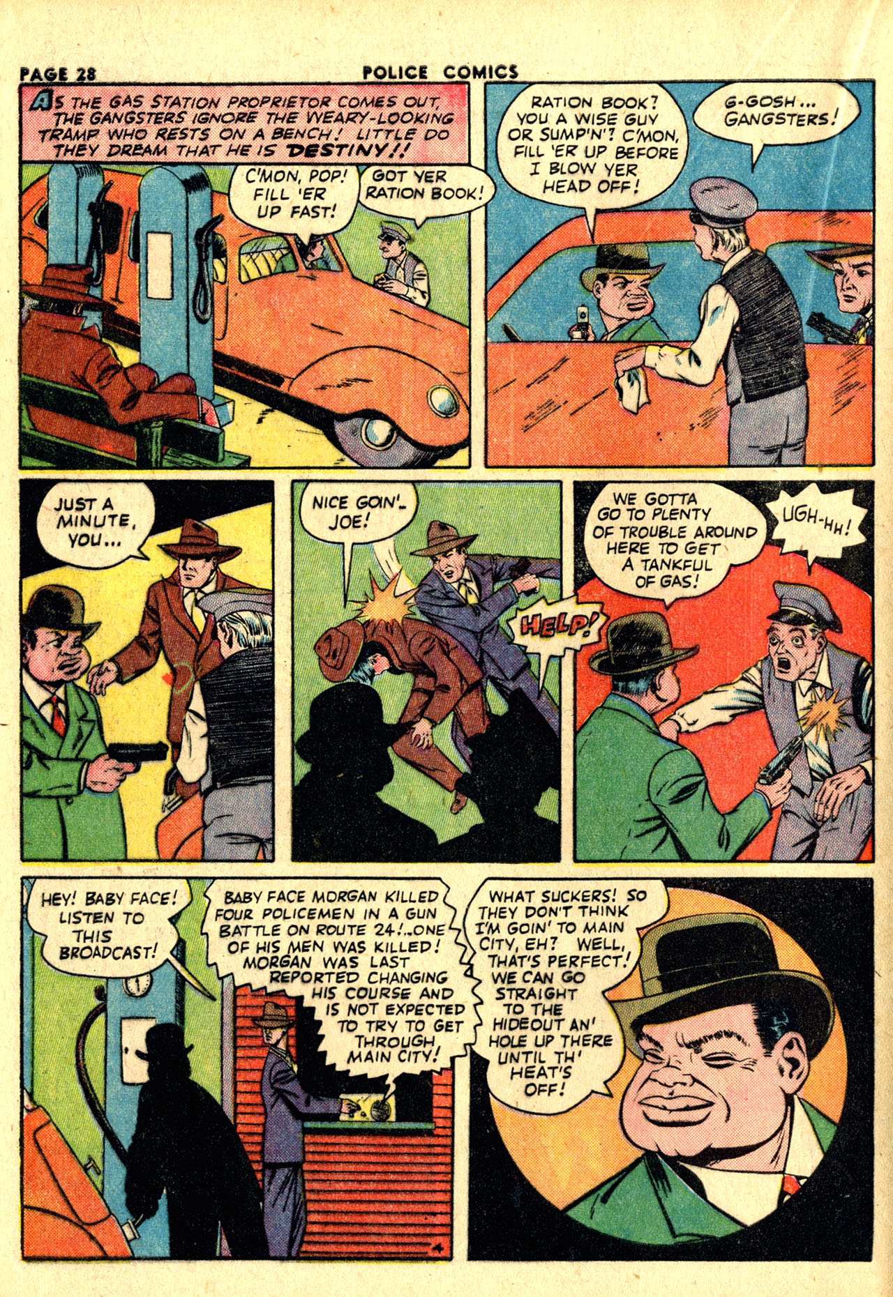 Read online Police Comics comic -  Issue #23 - 30