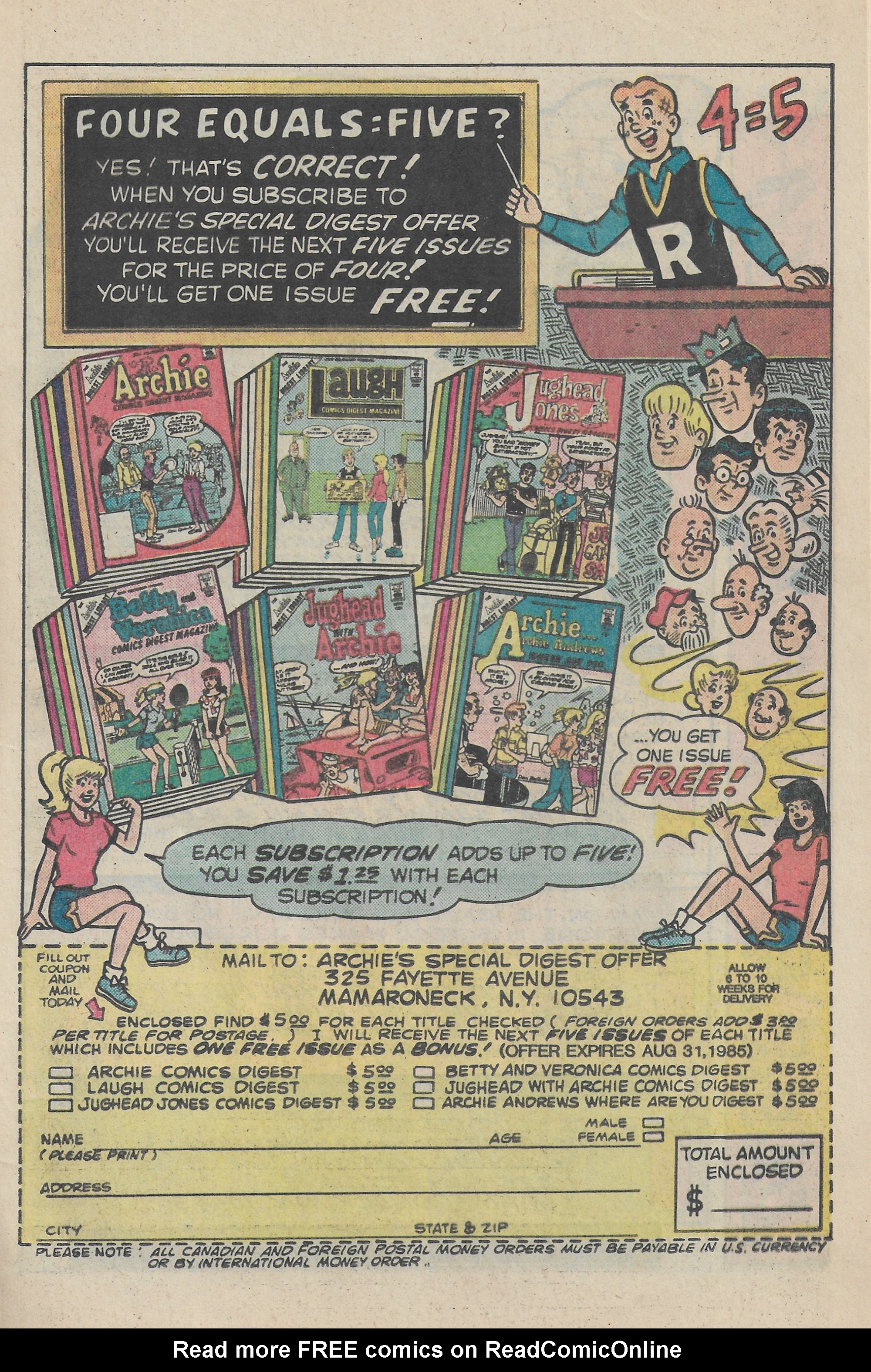 Read online Archie Giant Series Magazine comic -  Issue #552 - 25