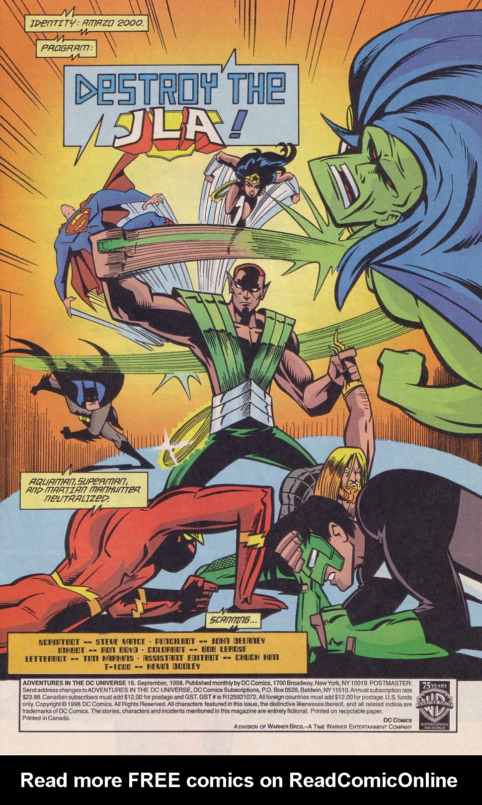 Read online Adventures in the DC Universe comic -  Issue #18 - 2