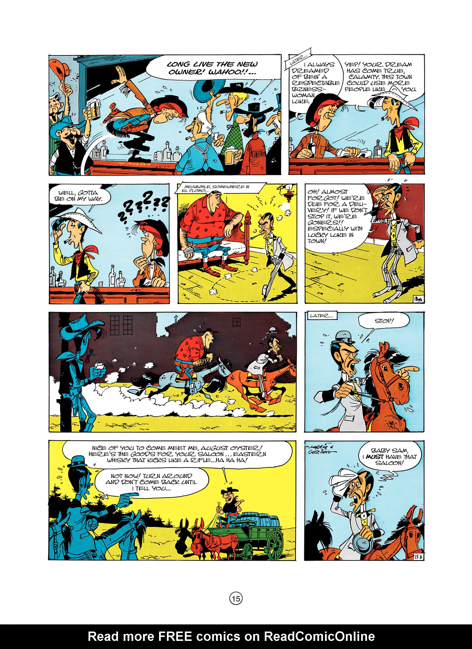 Read online A Lucky Luke Adventure comic -  Issue #8 - 15