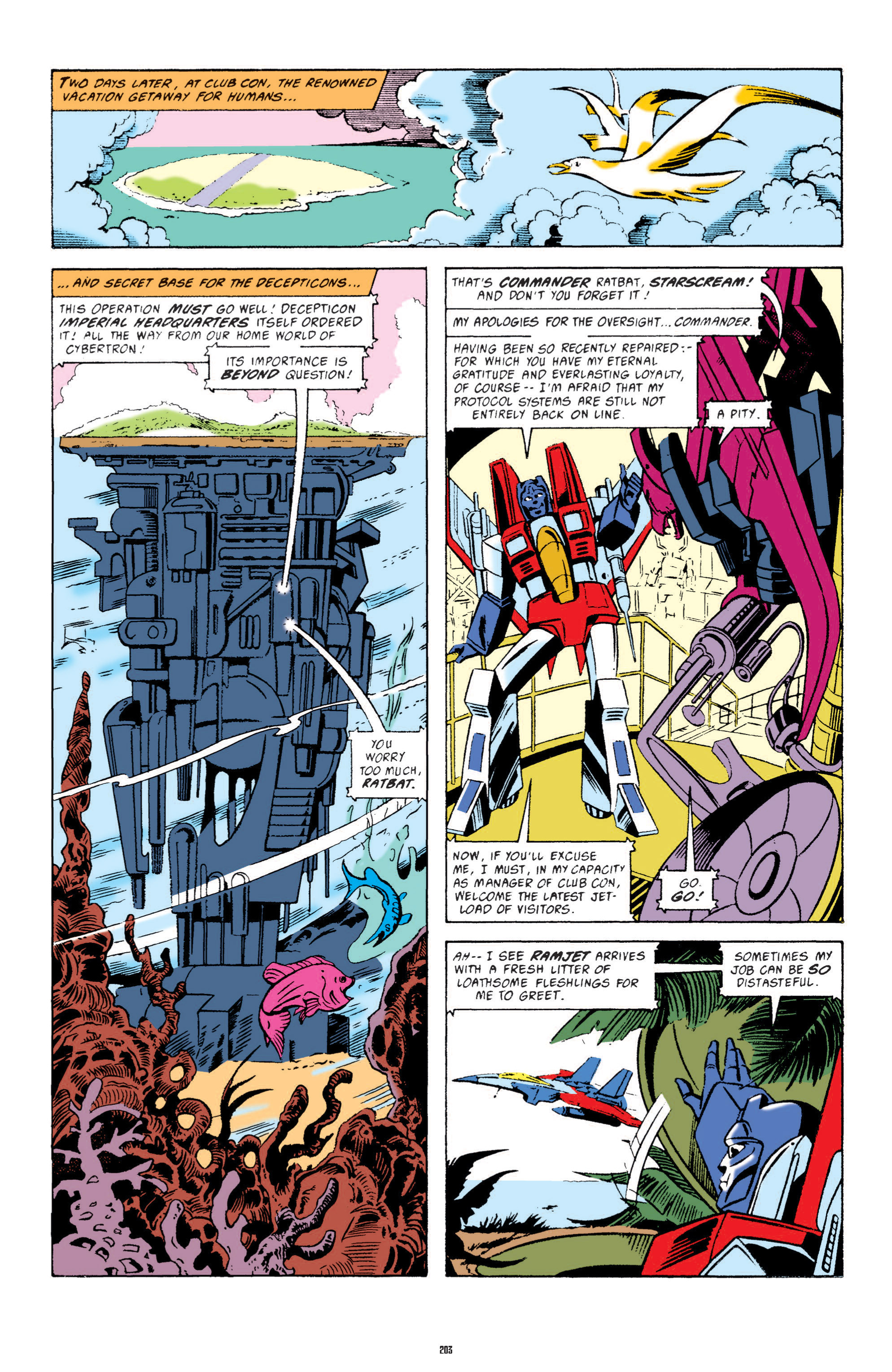 Read online The Transformers Classics comic -  Issue # TPB 4 - 204