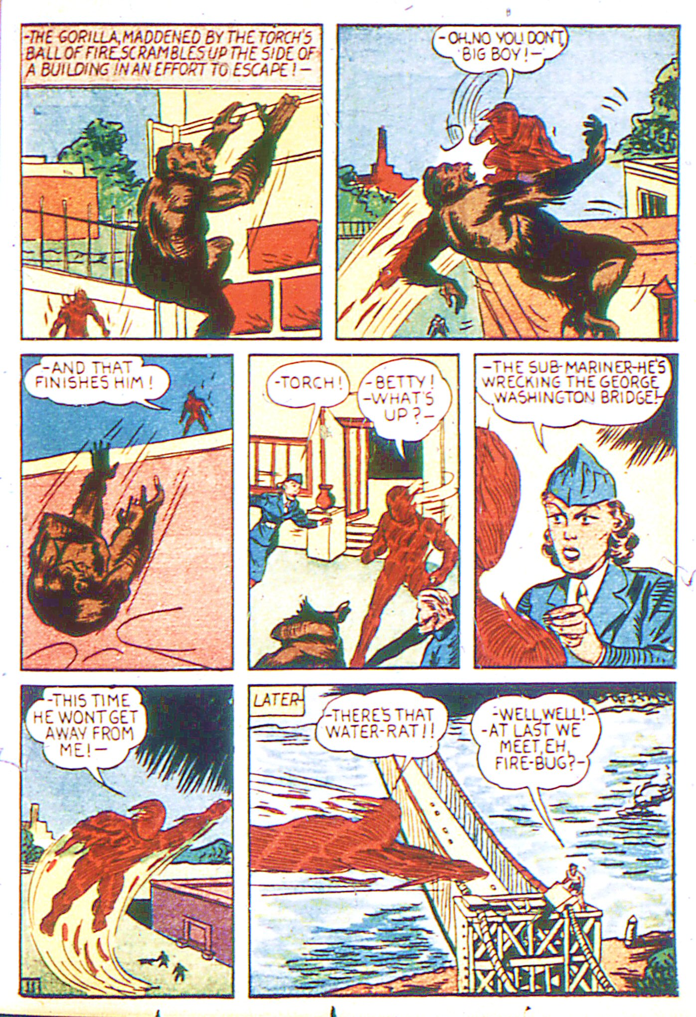 Read online Marvel Mystery Comics comic -  Issue #8 - 23