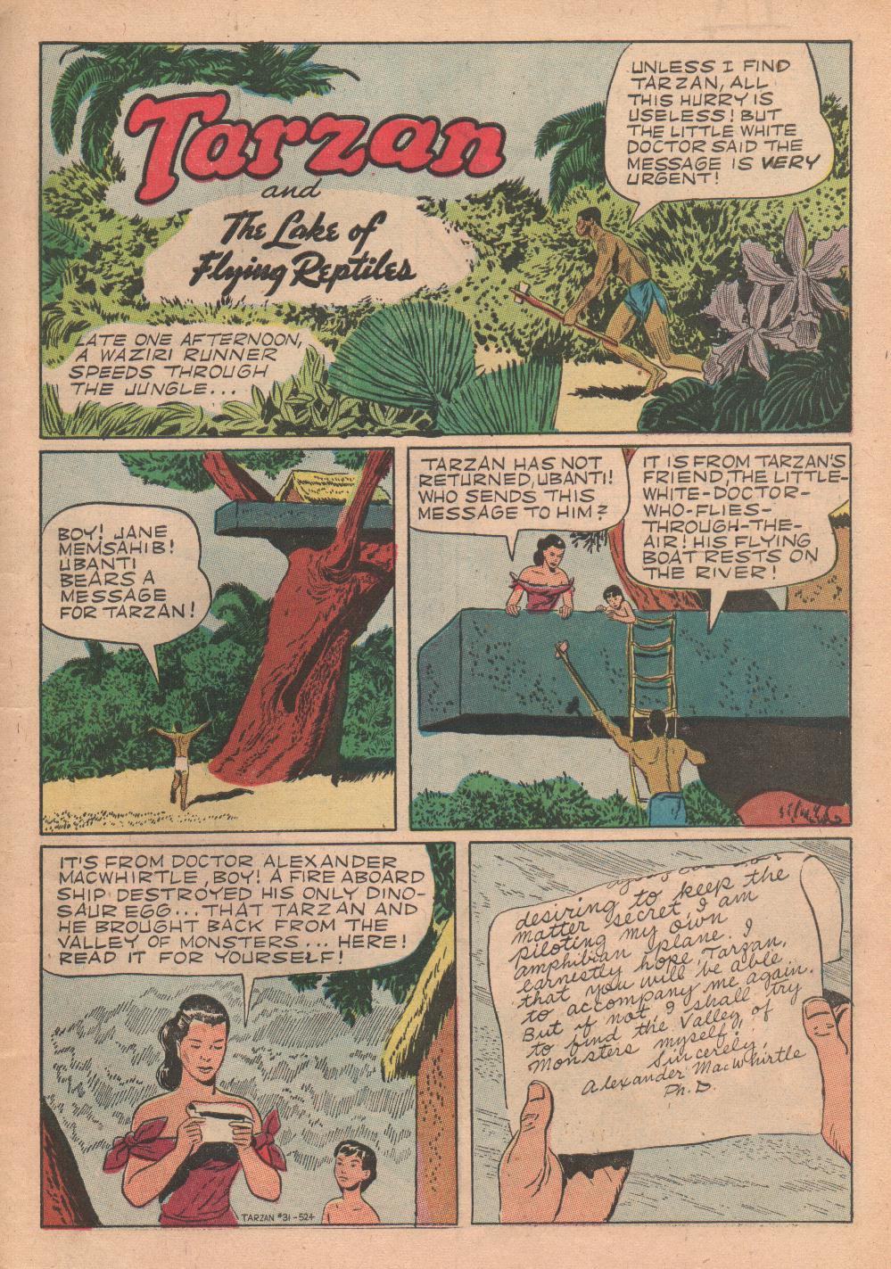 Read online Tarzan (1948) comic -  Issue #31 - 3