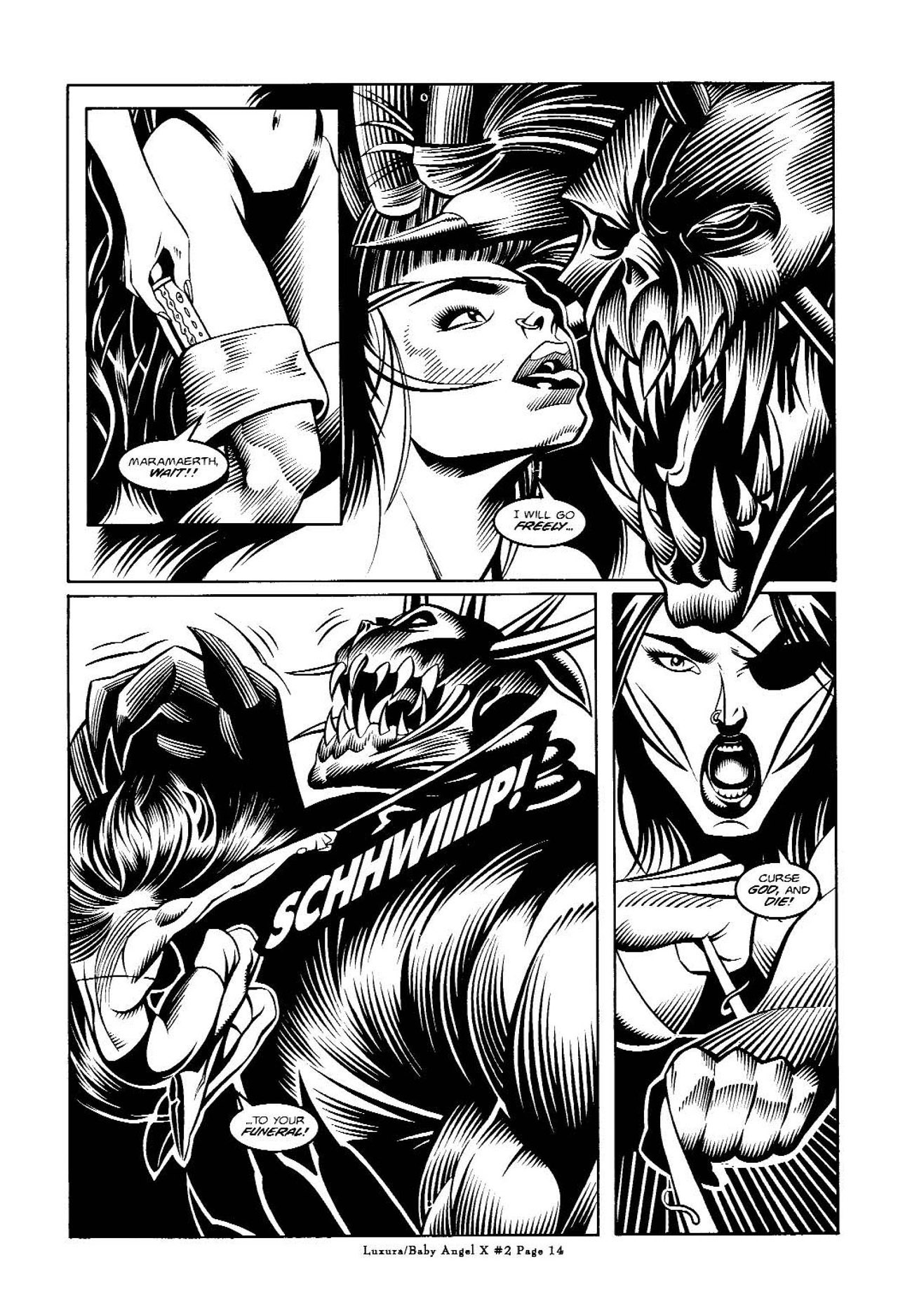 Read online Vampress Luxura / Baby Angel X comic -  Issue #2 - 16