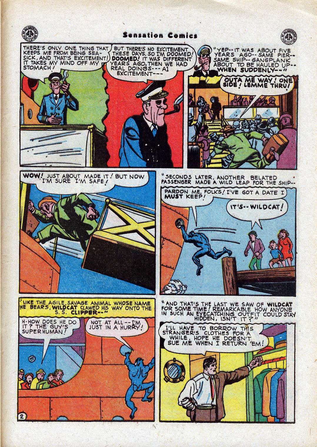 Read online Sensation (Mystery) Comics comic -  Issue #44 - 43