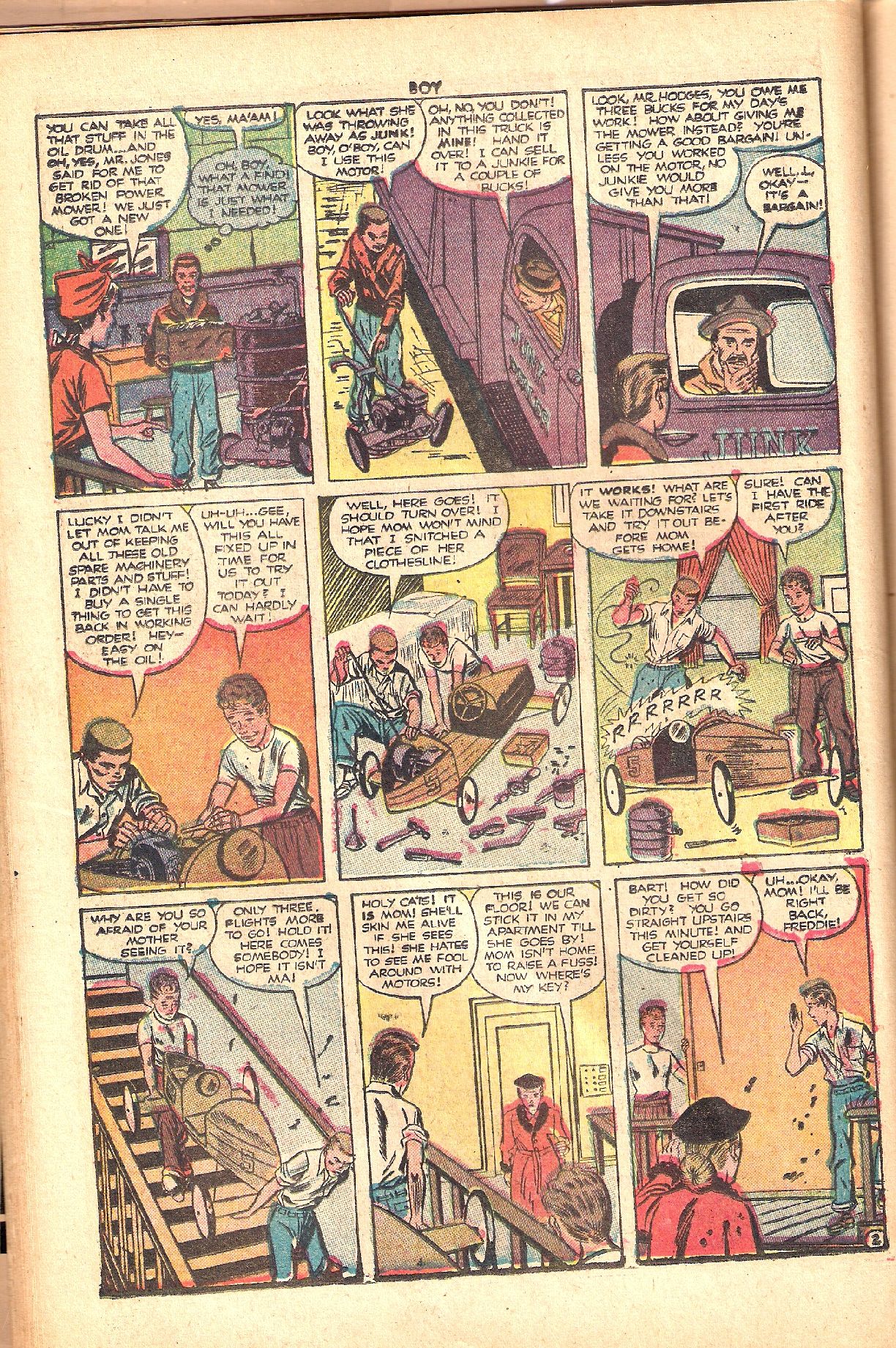 Read online Boy Comics comic -  Issue #66 - 34