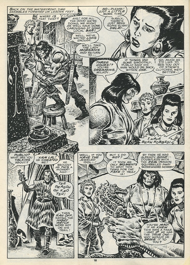 Read online The Savage Sword Of Conan comic -  Issue #197 - 20