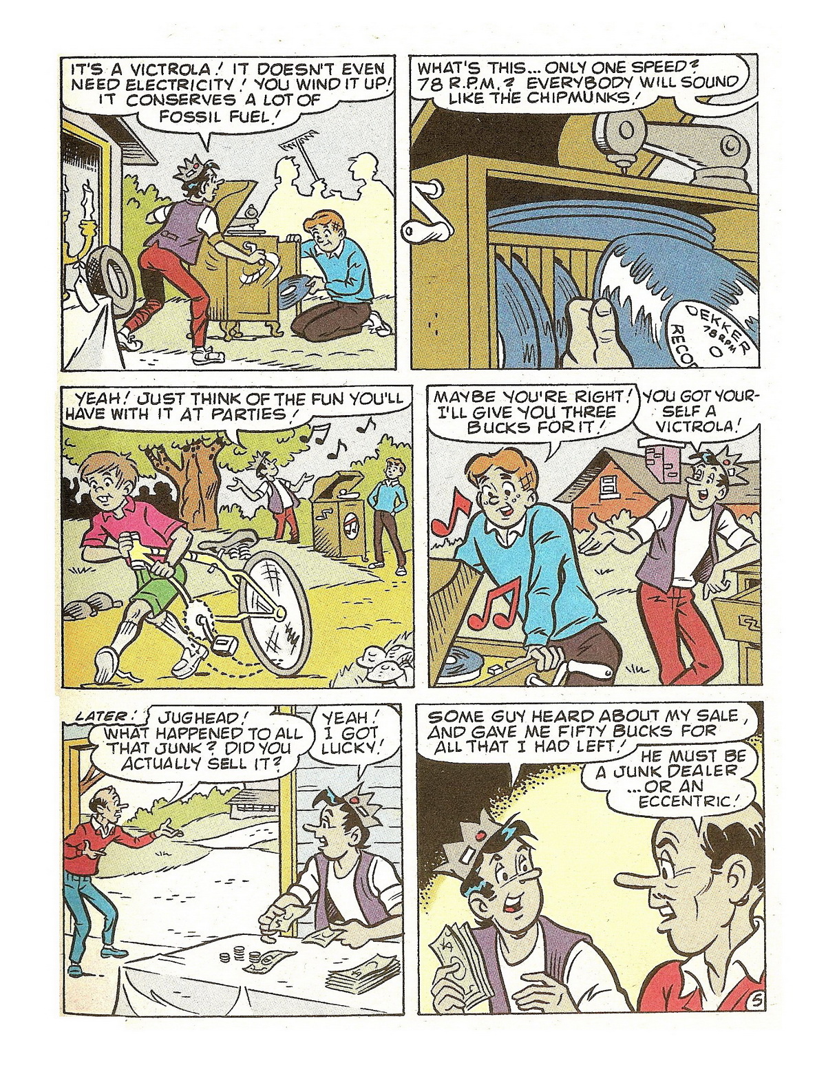 Read online Jughead's Double Digest Magazine comic -  Issue #67 - 179