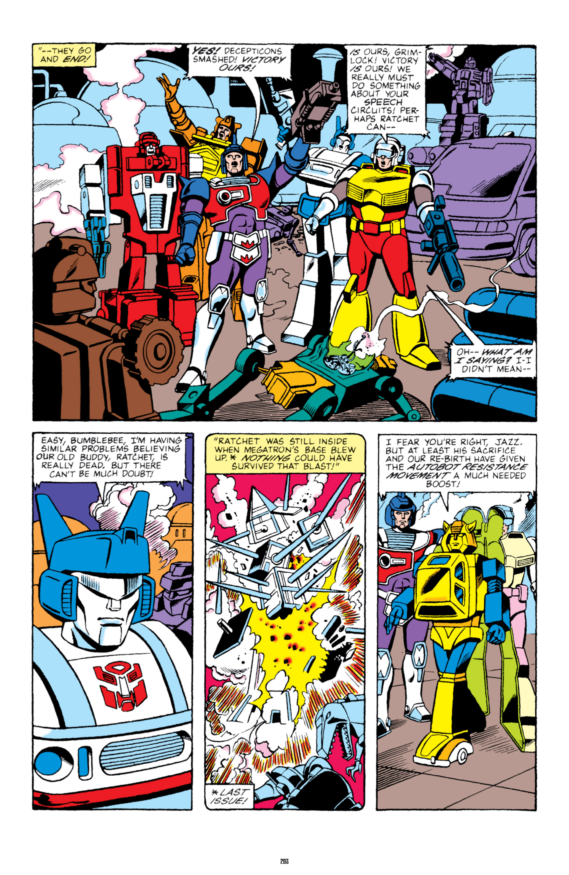 Read online The Transformers Classics comic -  Issue # TPB 5 - 204