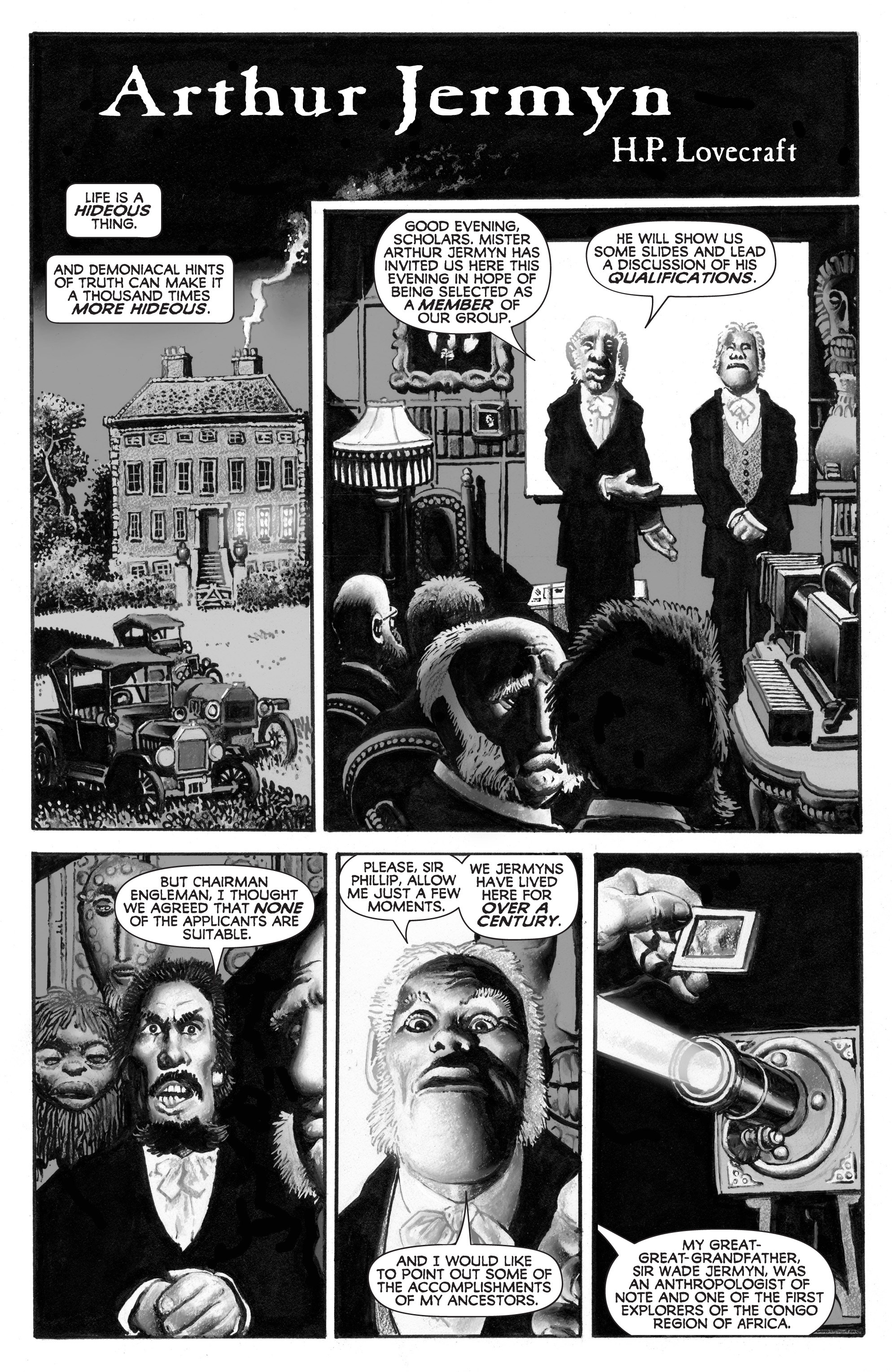 Read online Haunt of Horror: Lovecraft comic -  Issue #3 - 3