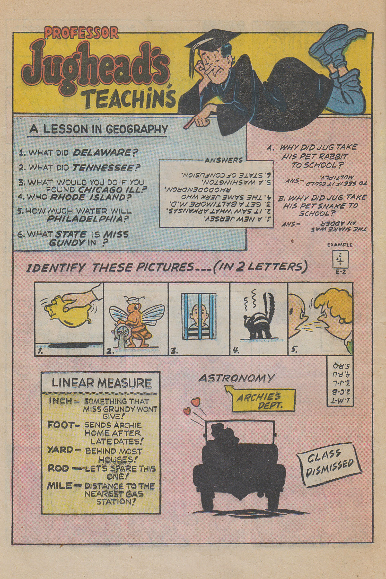 Read online Archie's Joke Book Magazine comic -  Issue #18 - 26