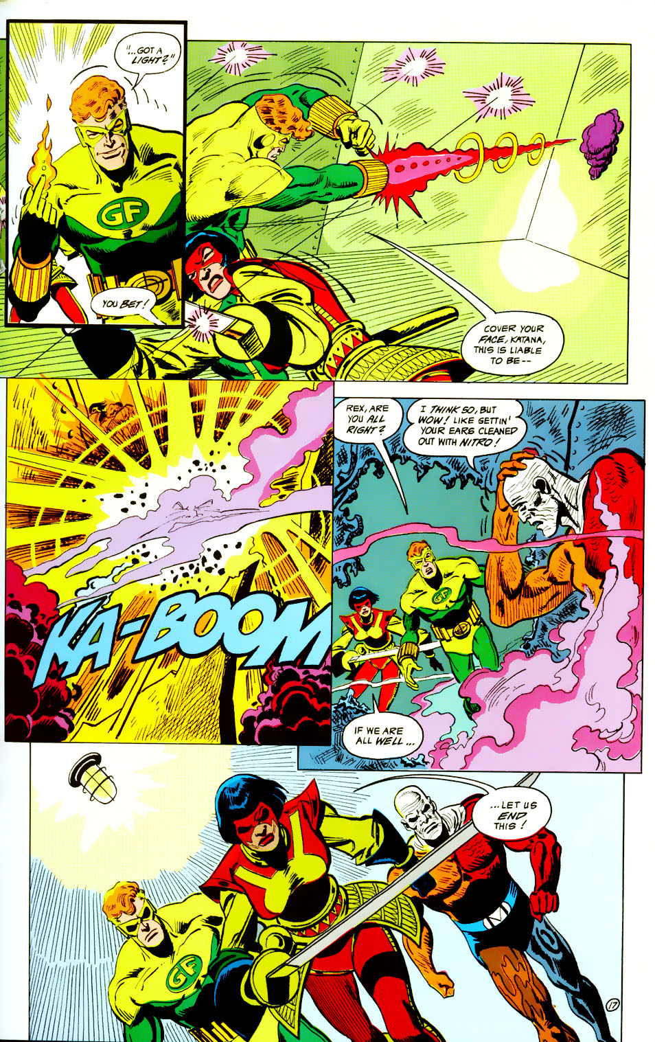 Read online The Outsiders (1985) comic -  Issue #7 - 18