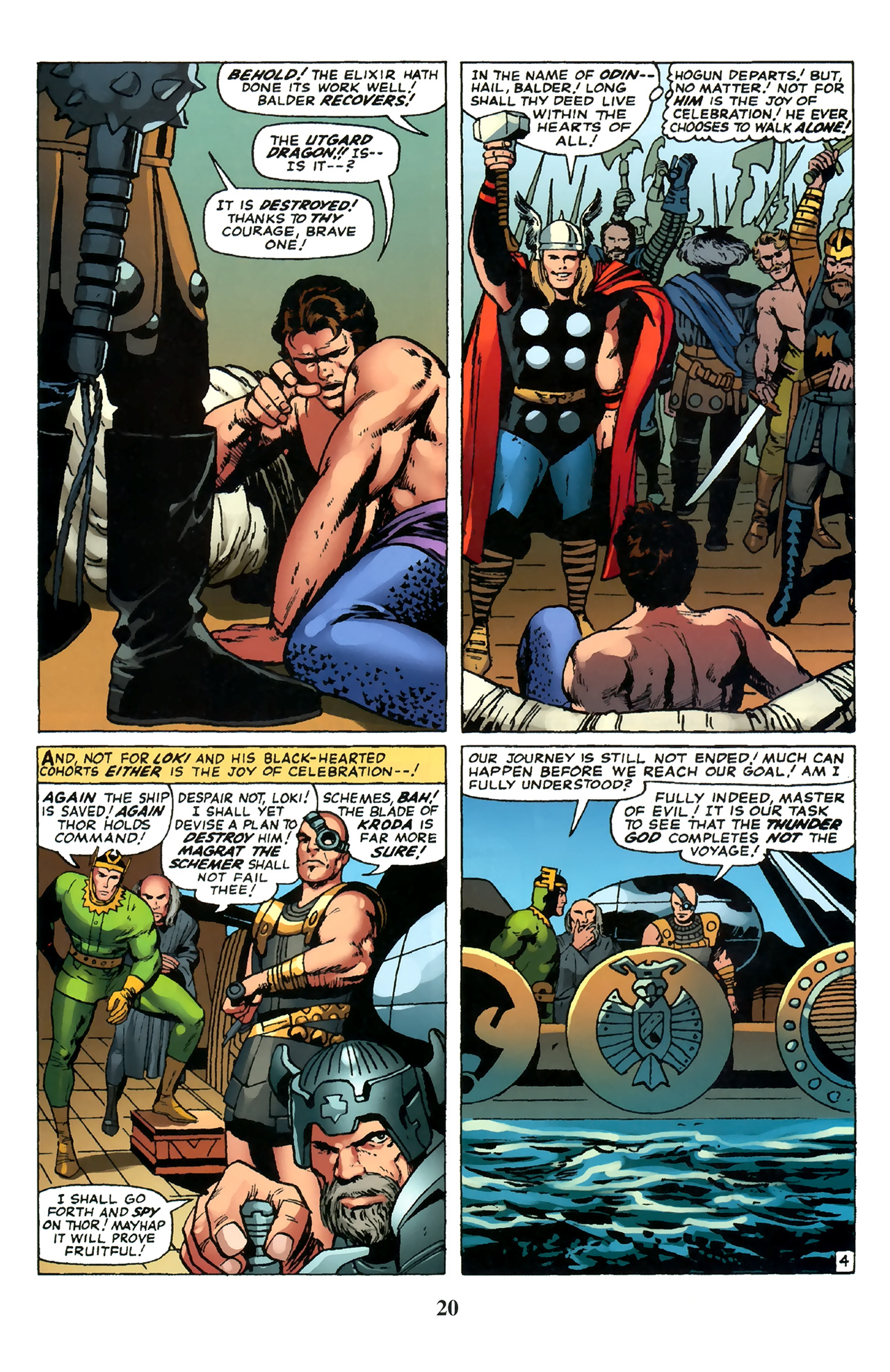 Read online Thor: Tales of Asgard by Stan Lee & Jack Kirby comic -  Issue #4 - 22