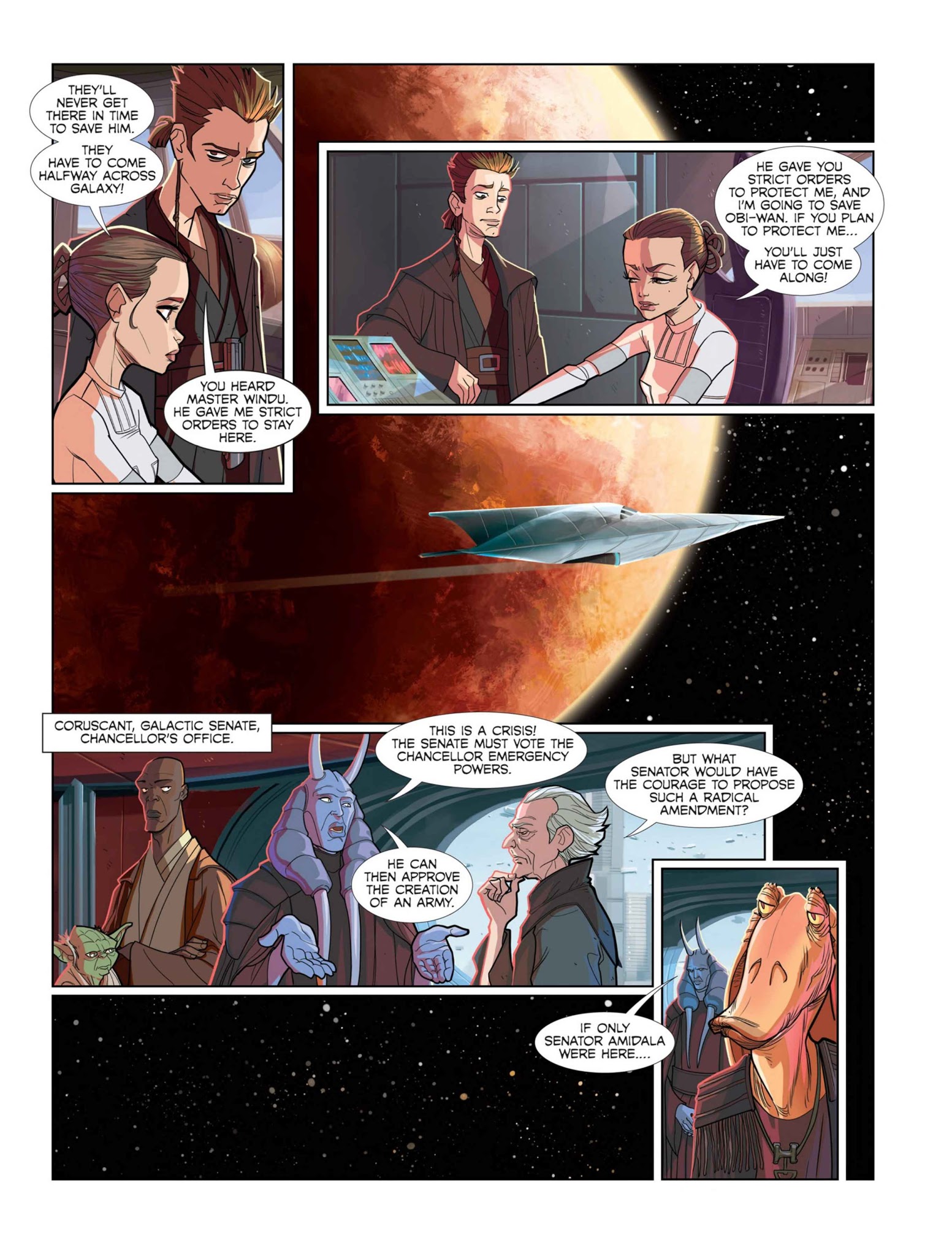 Read online Star Wars: The Prequel Trilogy: A Graphic Novel comic -  Issue # Full - 113
