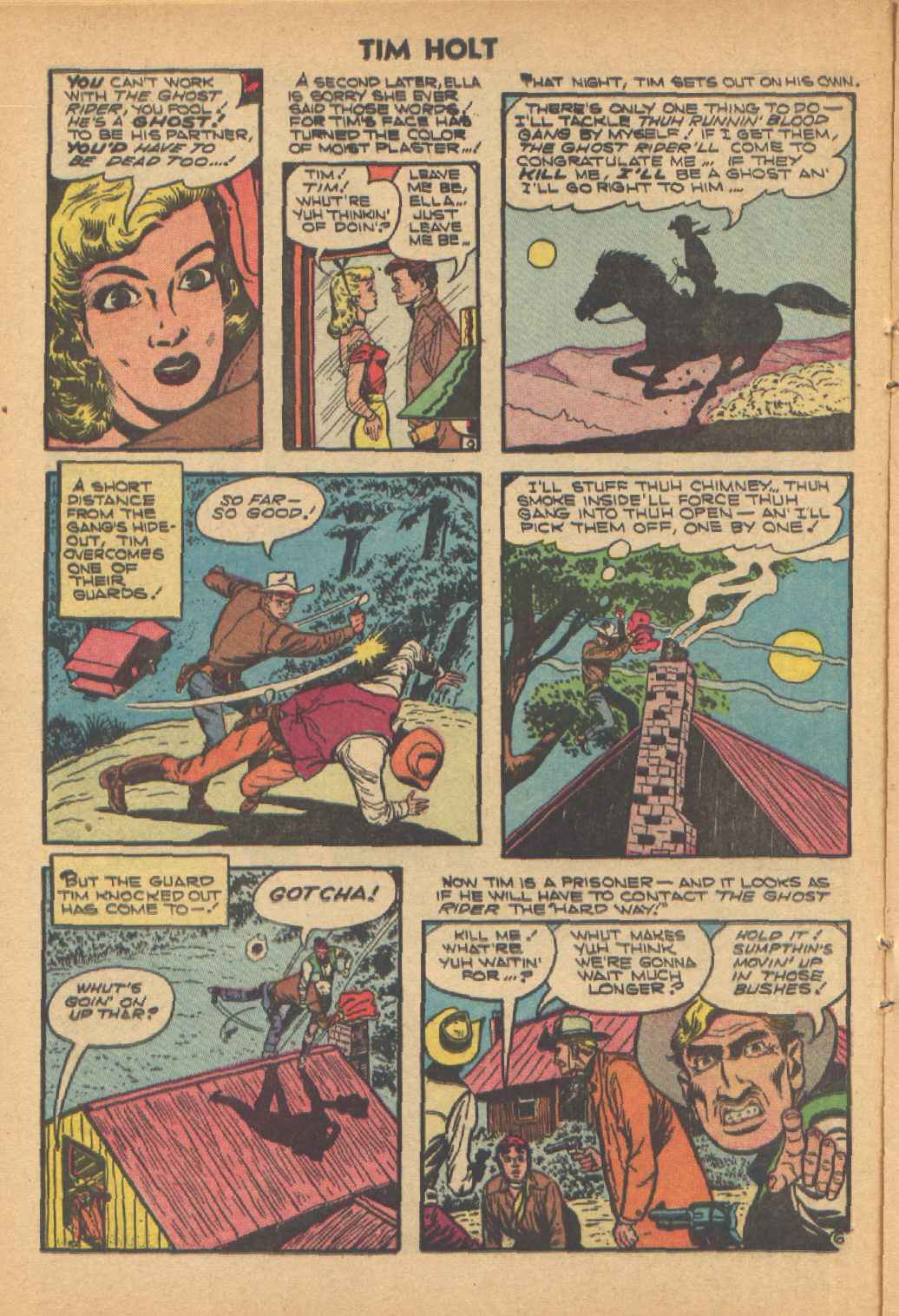 Read online Tim Holt comic -  Issue #40 - 16