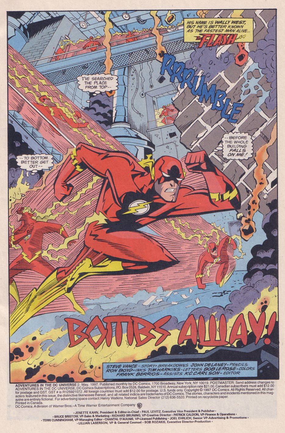 Read online Adventures in the DC Universe comic -  Issue #2 - 2