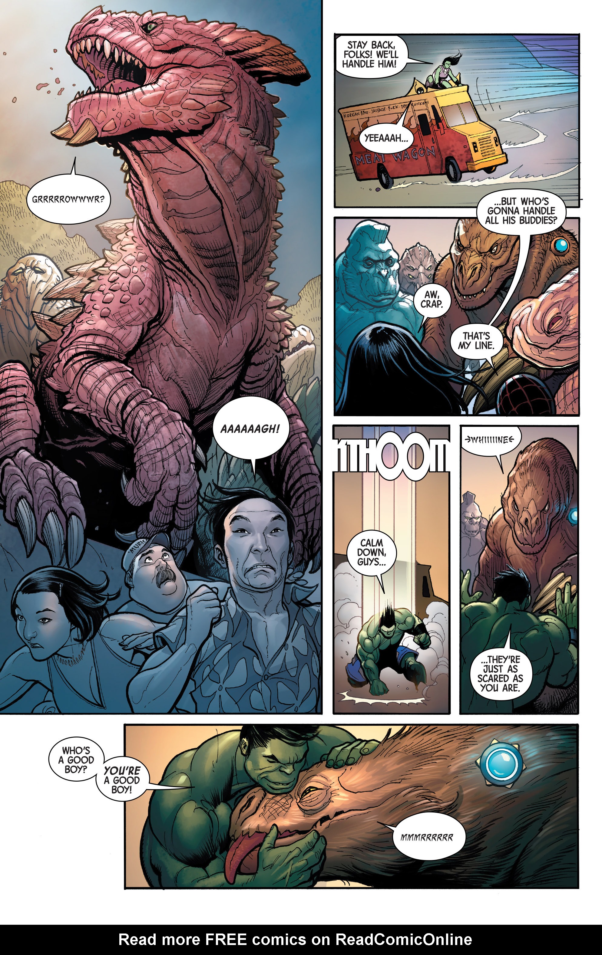 Read online Totally Awesome Hulk comic -  Issue #4 - 7