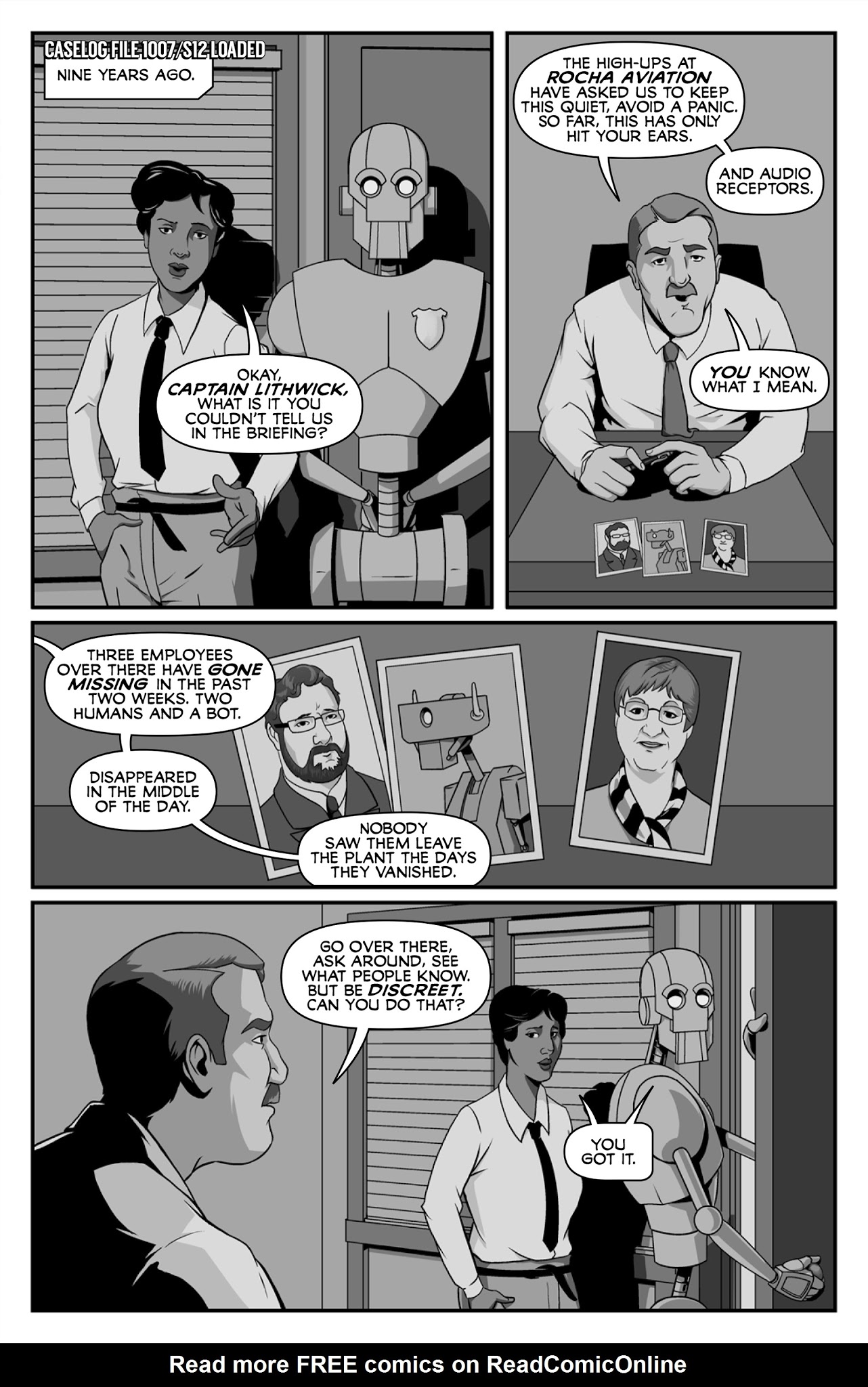 Read online Copernicus Jones: Robot Detective comic -  Issue #8 - 5