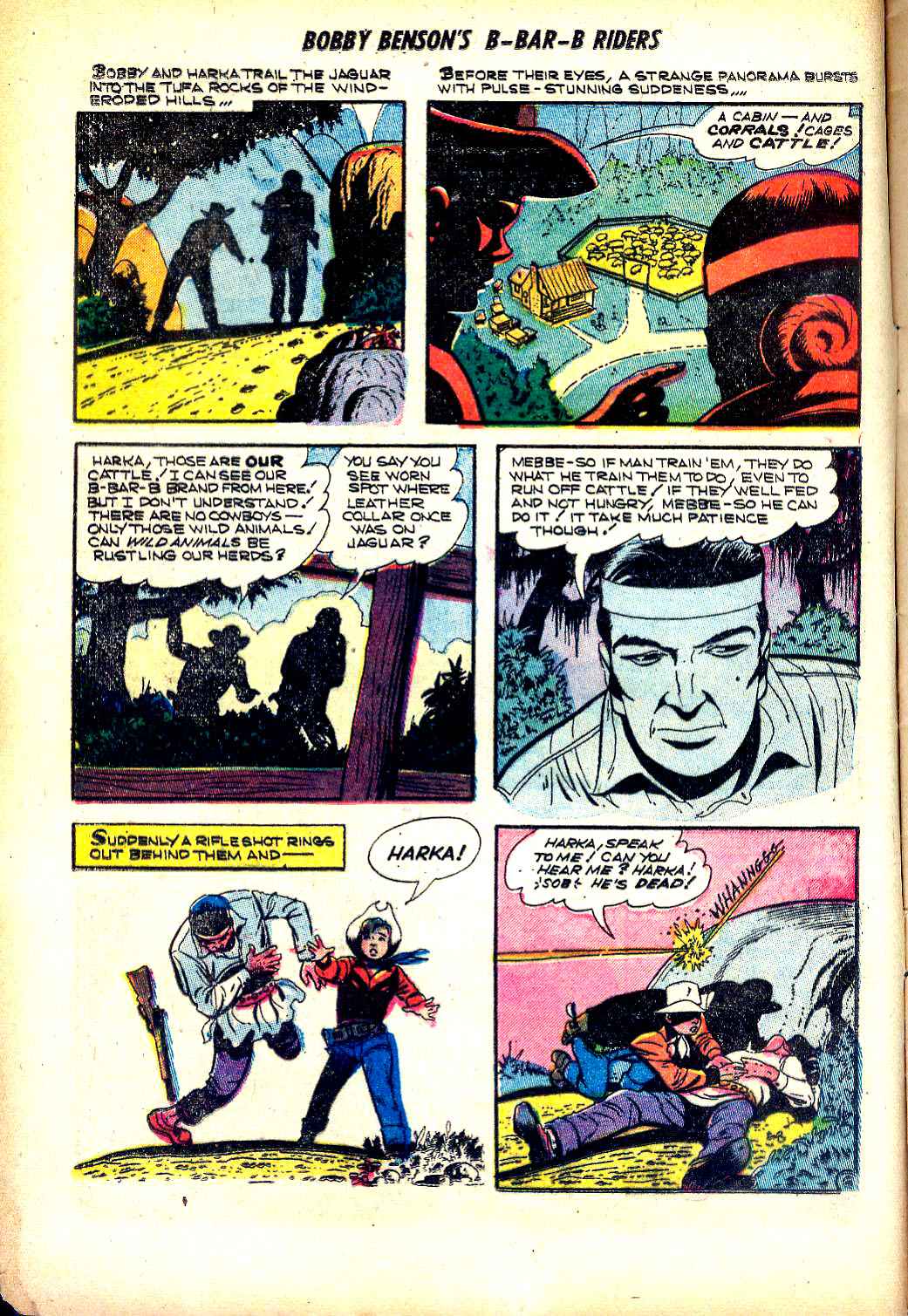 Read online Bobby Benson's B-Bar-B Riders comic -  Issue #17 - 8