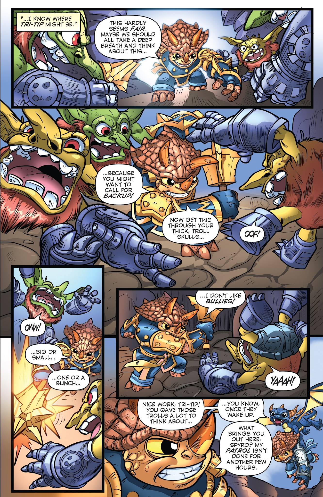 Read online Skylanders Quarterly-Spyro & Friends: Goldslinger comic -  Issue # Full - 23